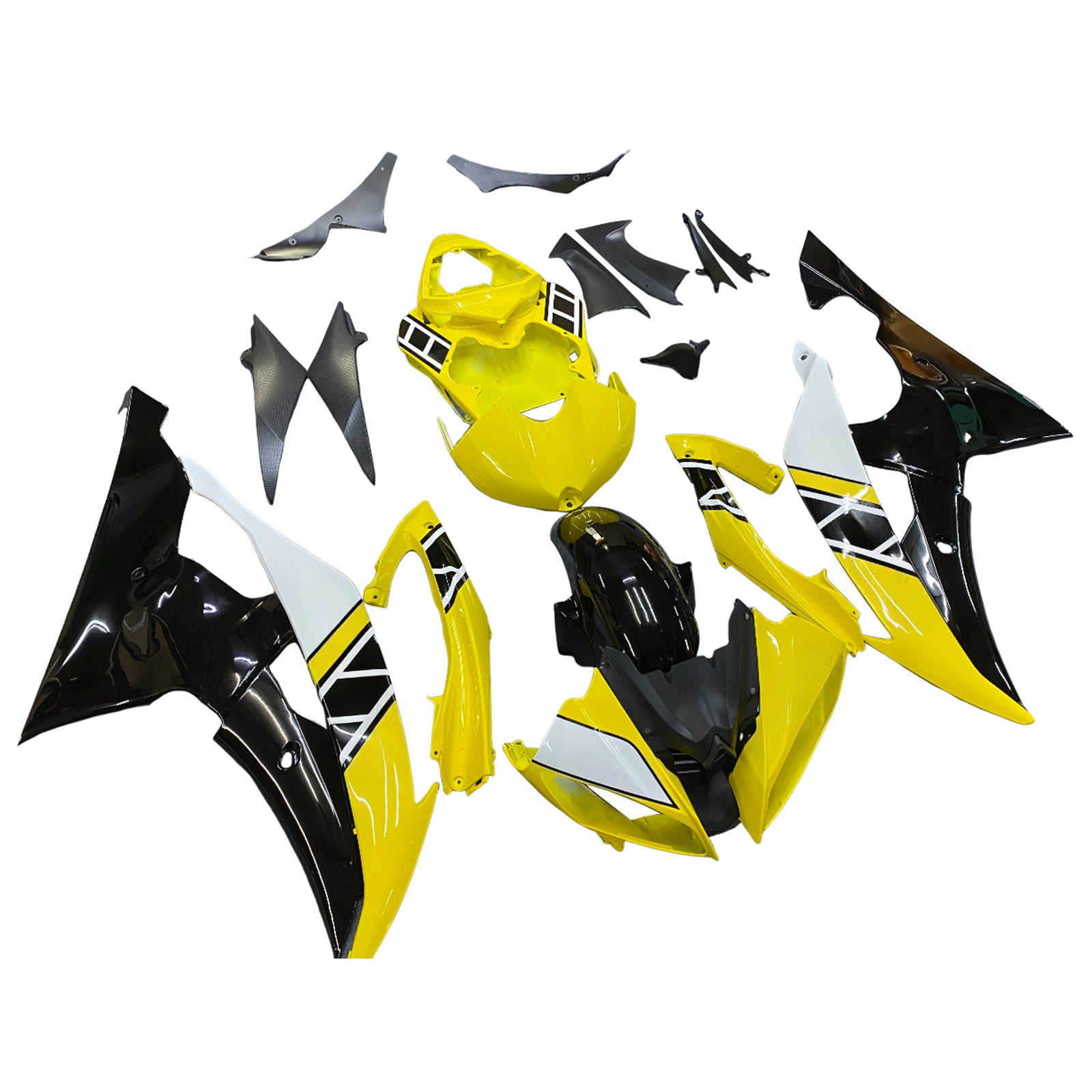 Kit de carénage Amotopart pour Yamaha YZF 600 R6 2008-2016 générique