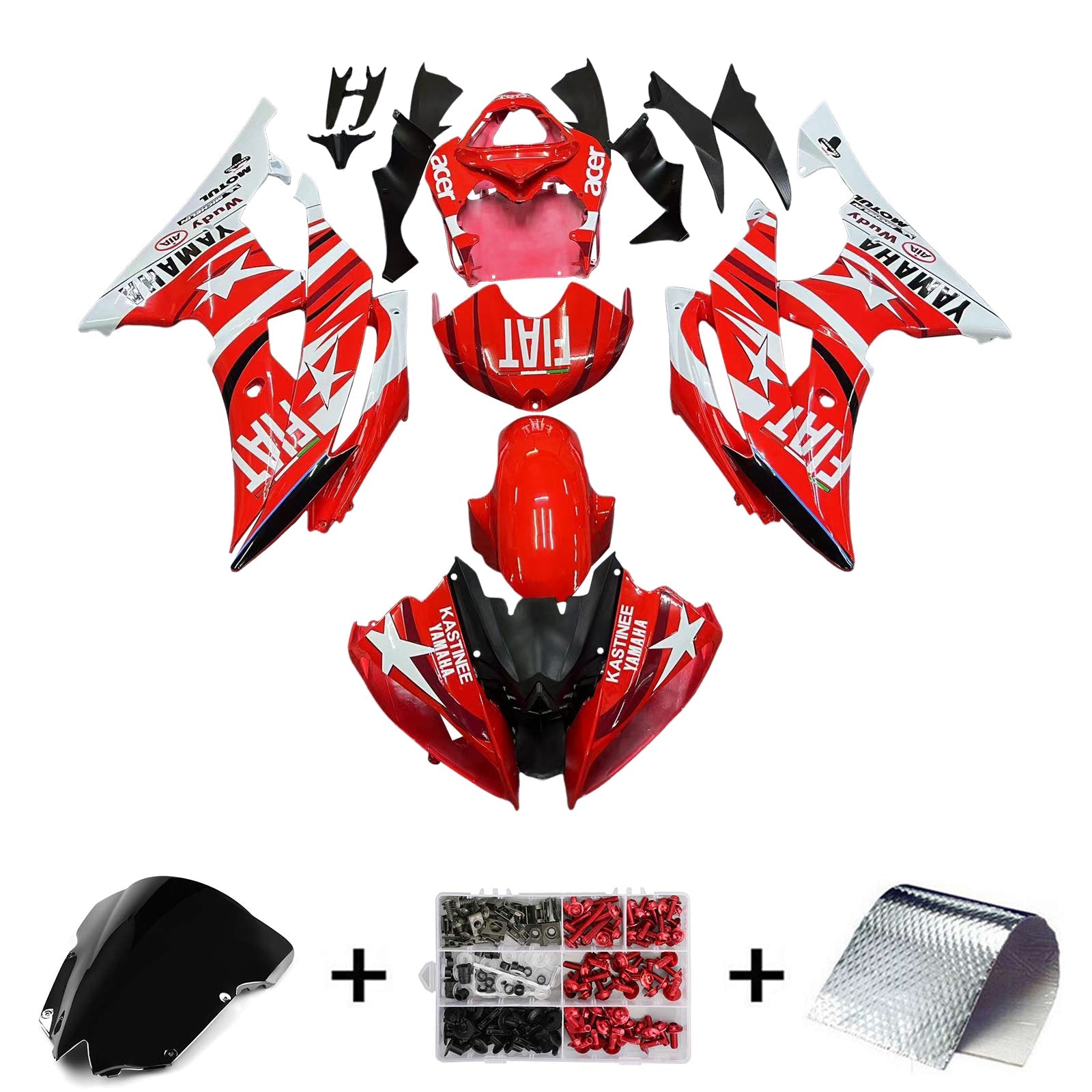 Kit de carénage pour Yamaha YZF 600 R6 2008-2016 Générique