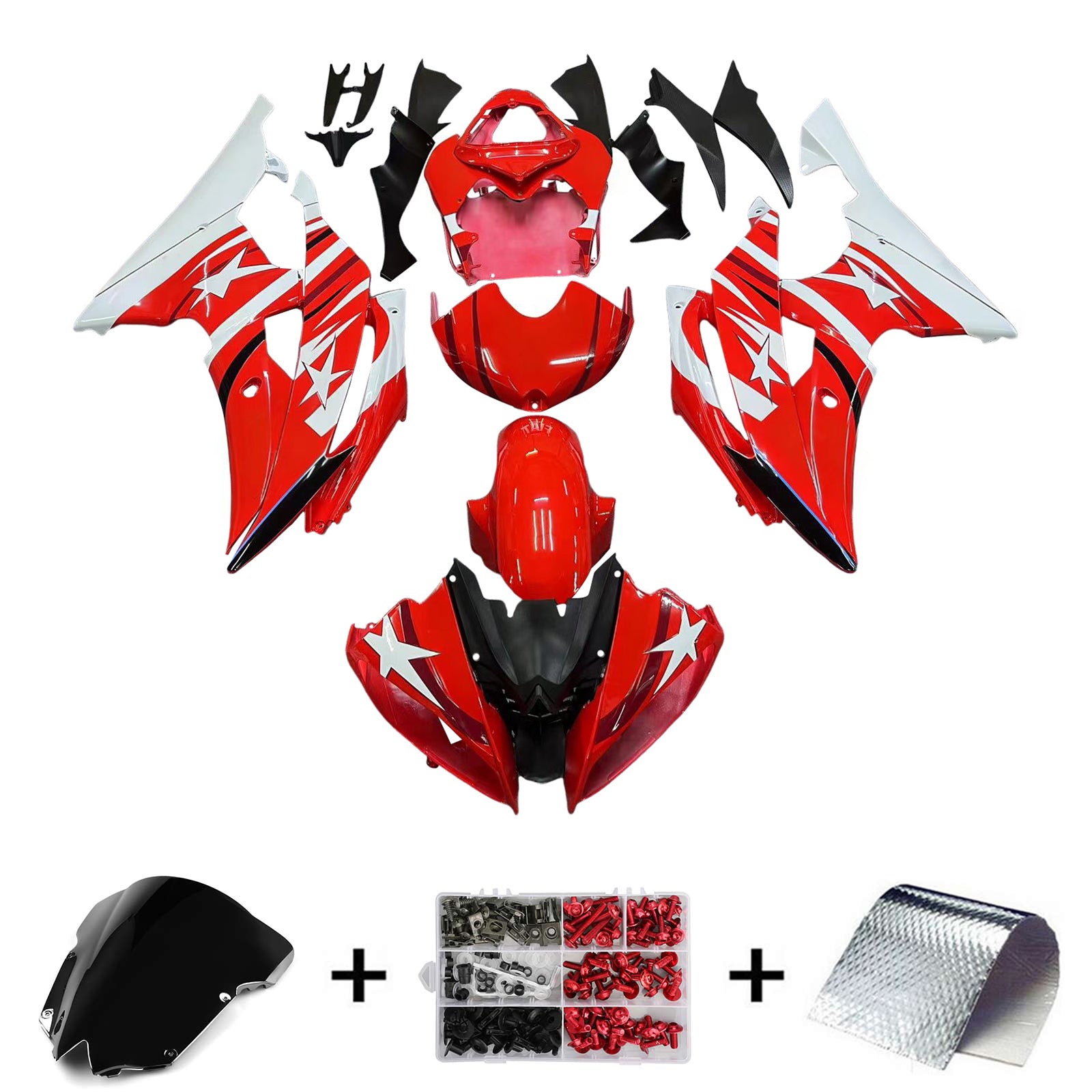 Kit de carénage pour Yamaha YZF 600 R6 2008-2016 Générique