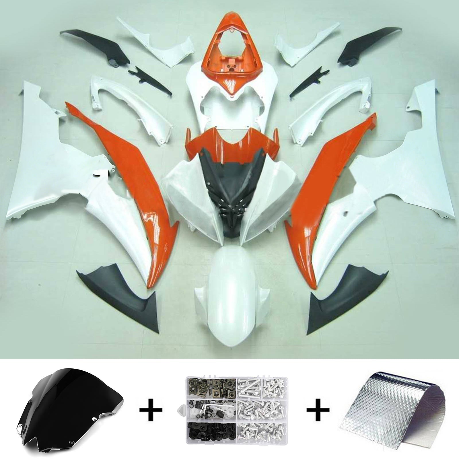 Kit de carenado Amotopart para Yamaha YZF 600 R6 2008-2016 genérico
