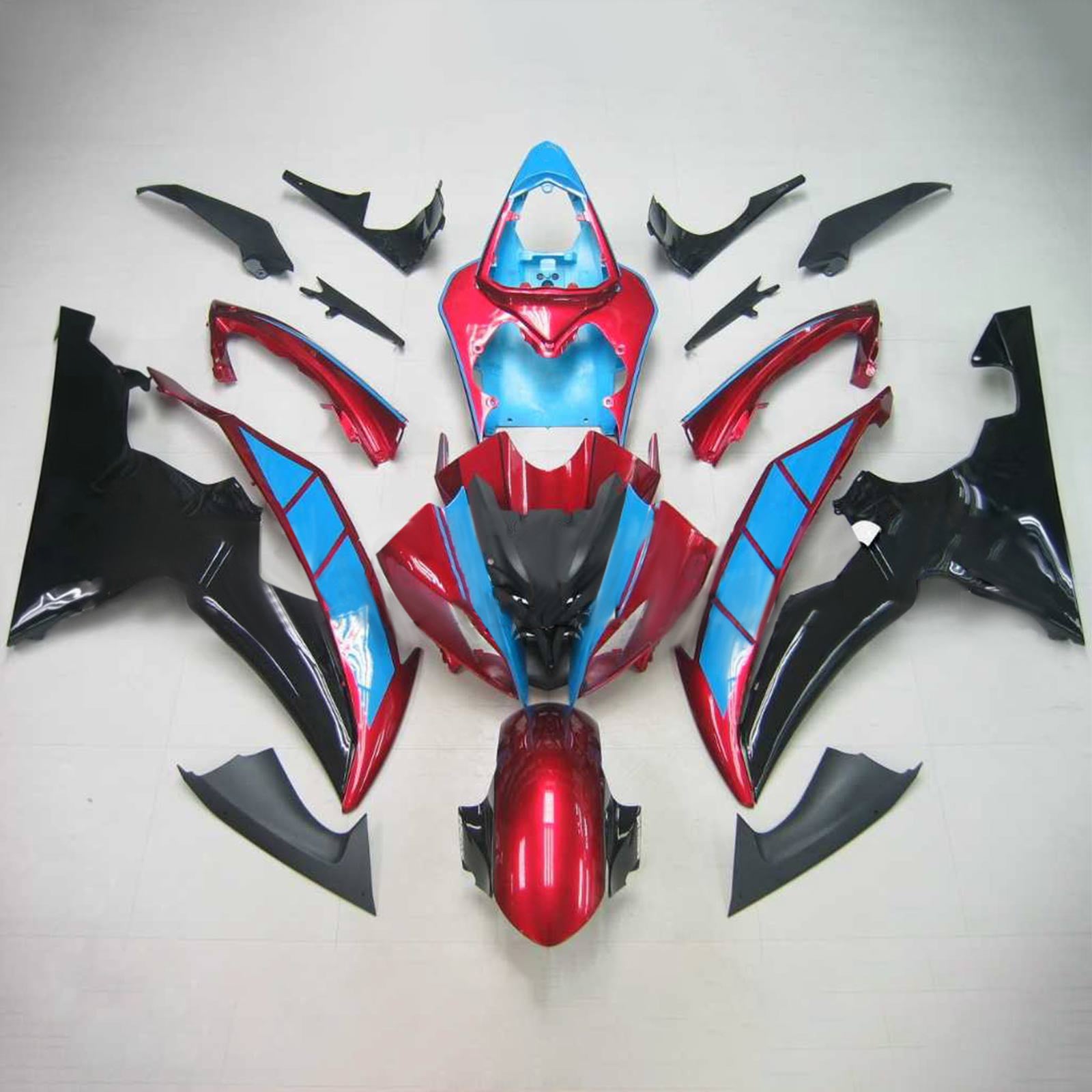 Kit de carénage Amotopart pour Yamaha YZF 600 R6 2008-2016 générique