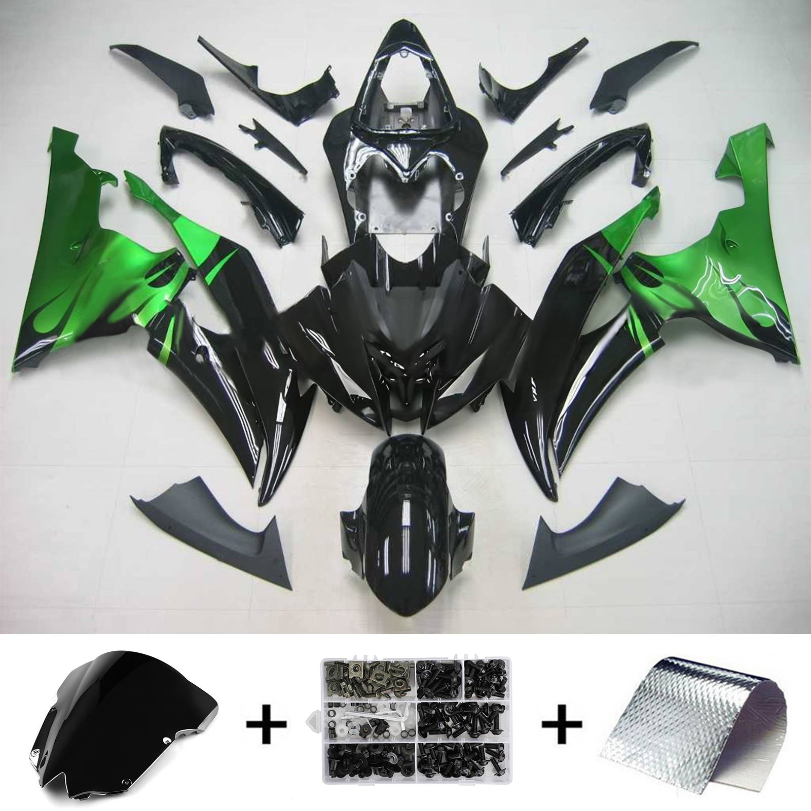 Kit carena Amotopart per Yamaha YZF 600 R6 2008-2016 generico