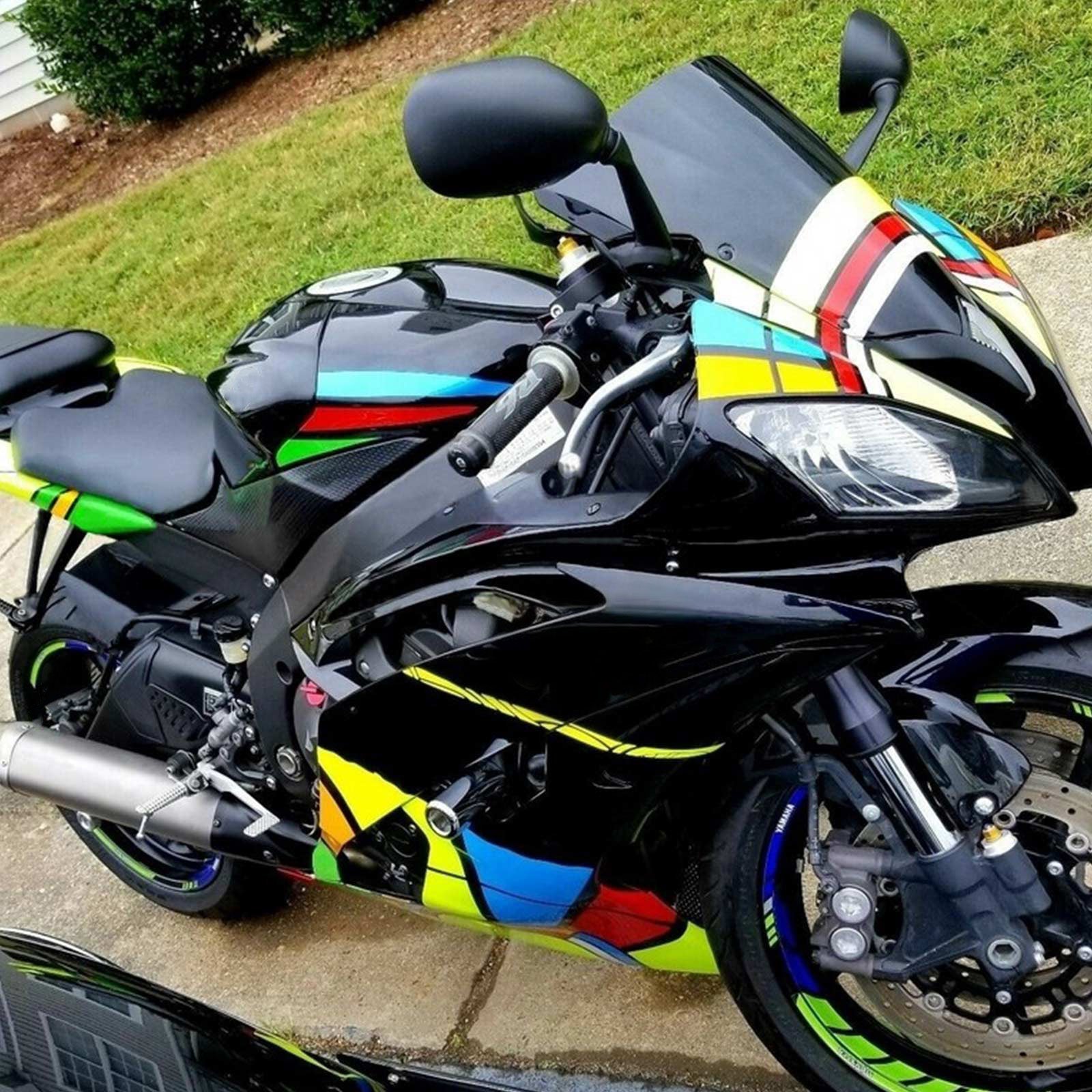 Kit de carénage Amotopart pour Yamaha YZF 600 R6 2008-2016 générique