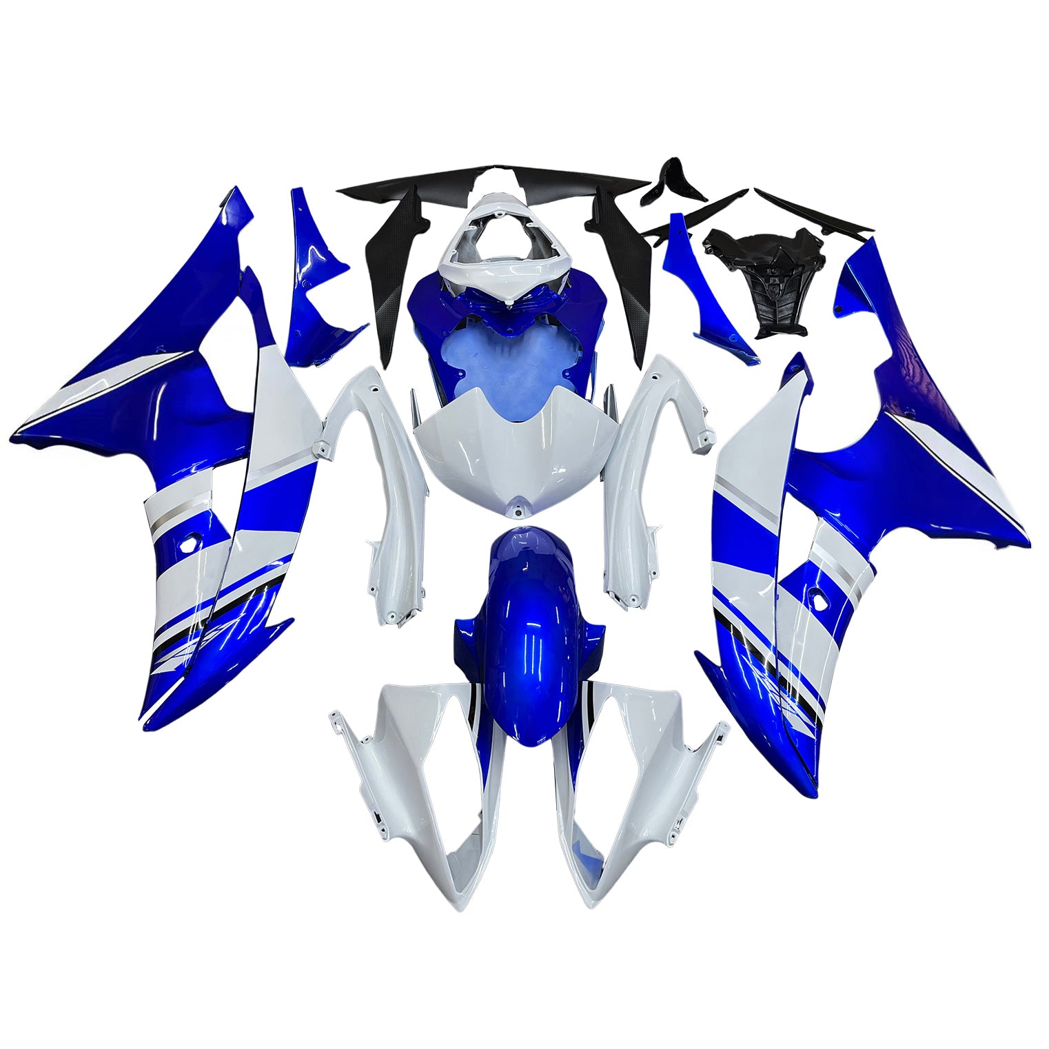Kit de carénage Amotopart pour Yamaha YZF 600 R6 2008-2016 générique