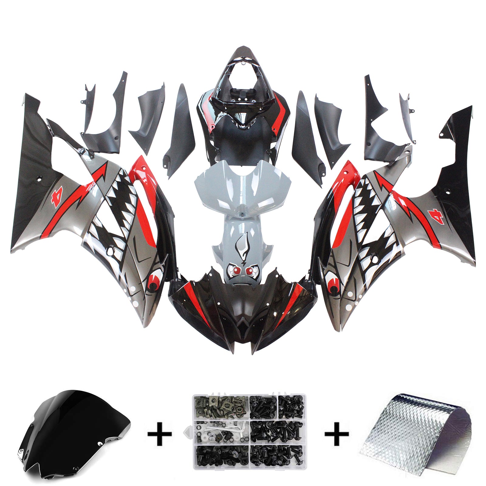 Amotopart suojasarja Yamaha YZF 600 R6 2008-2016 geneeriselle