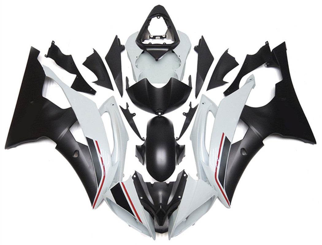 Kit de carénage par injection , carrosserie en plastique ABS Pour Yamaha YZF 600 R6 2008-2016
