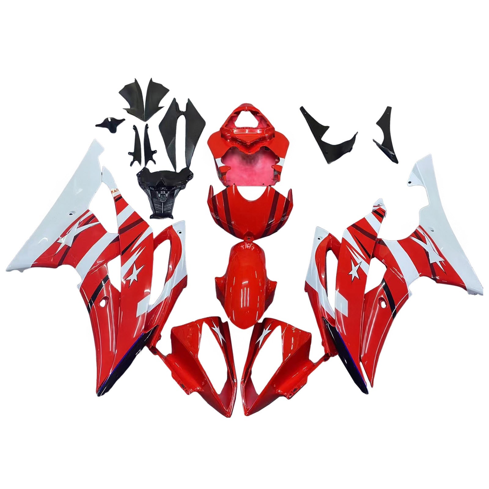 Kit de carénage en plastique ABS pour Yamaha YZF 600 R6 2008-2016