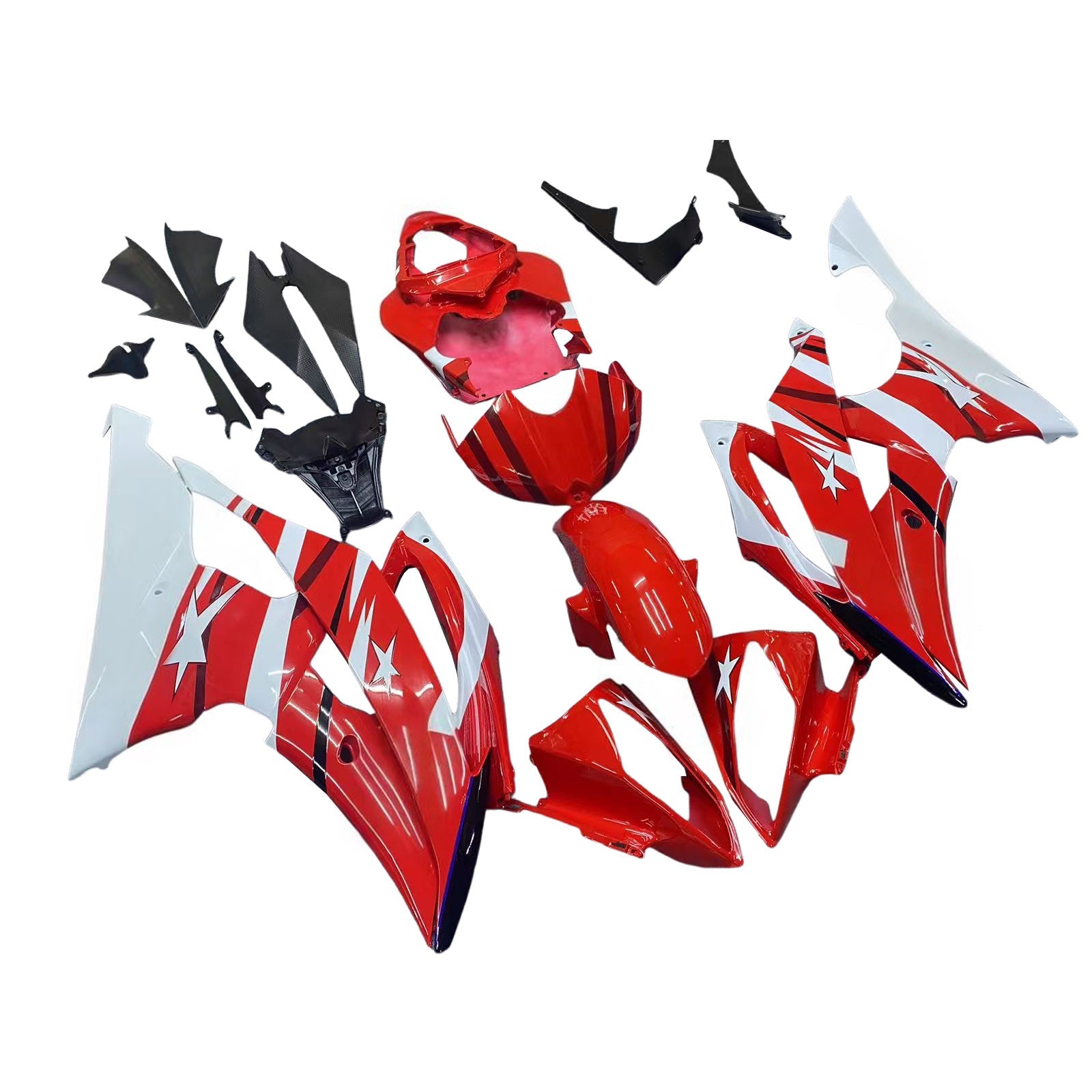 Kit de carénage en plastique ABS pour Yamaha YZF 600 R6 2008-2016