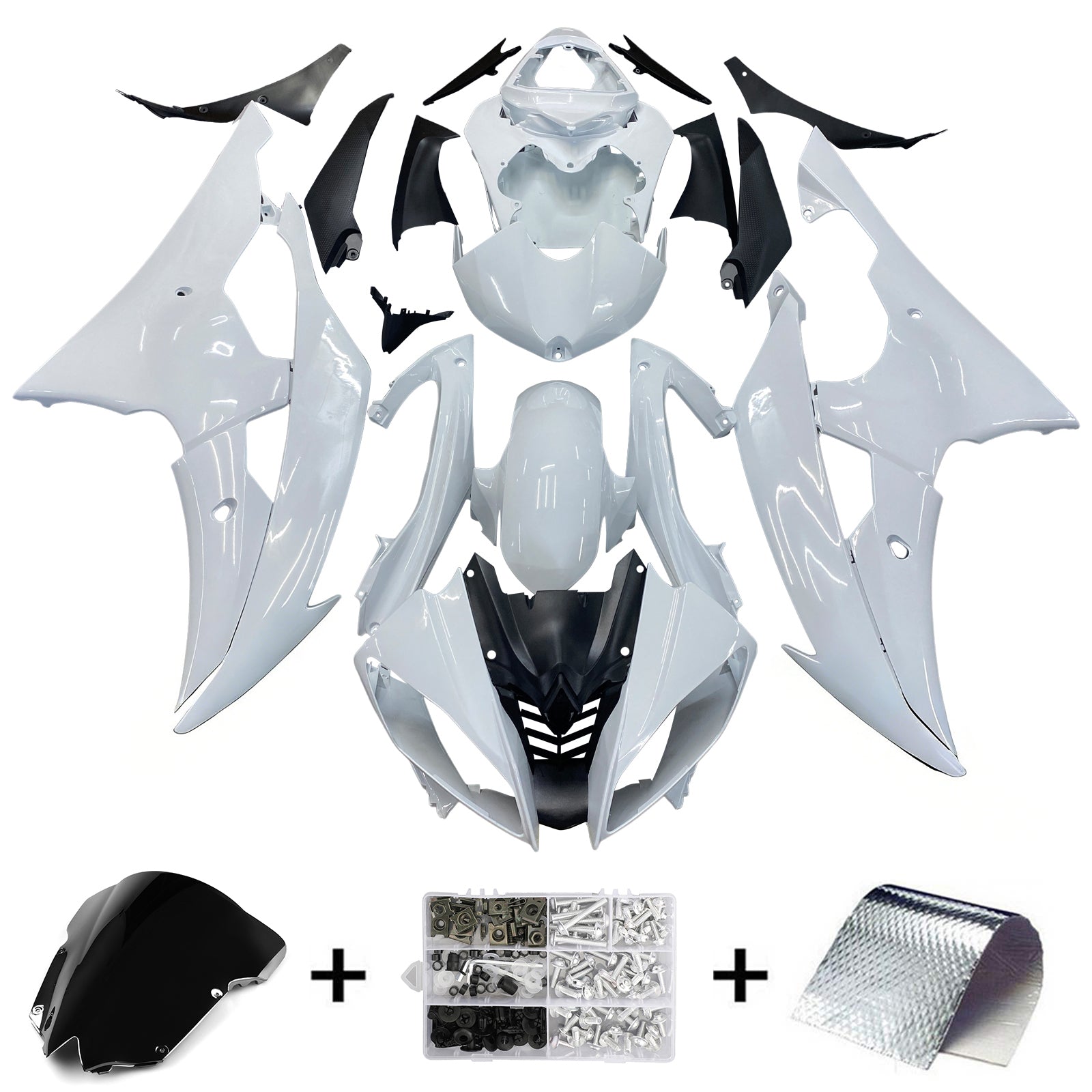 ABS plastični komplet za Yamaha YZF 600 R6 2008-2016
