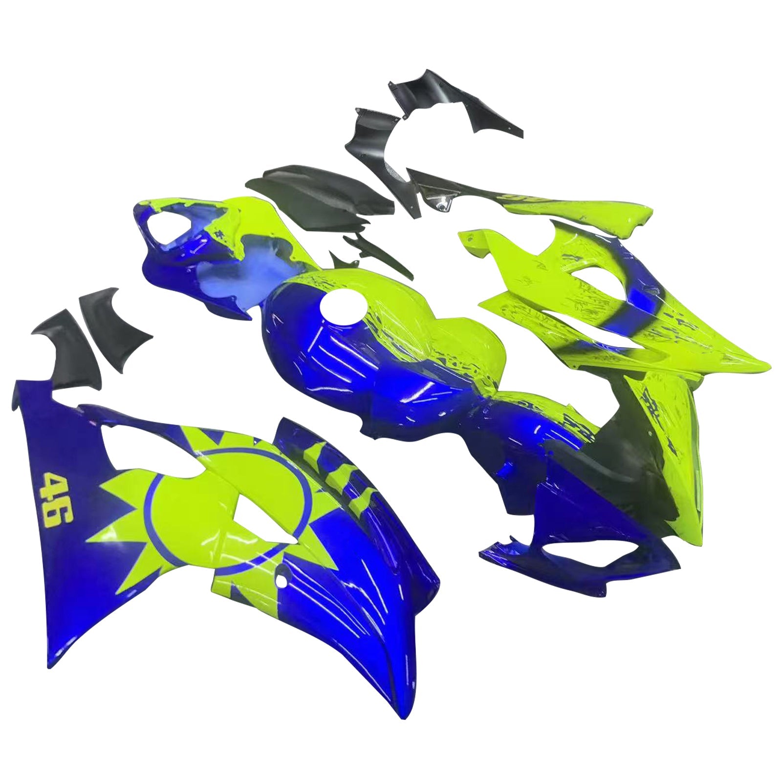 Kit de carenado de plástico ABS para Yamaha YZF 600 R6 2008-2016