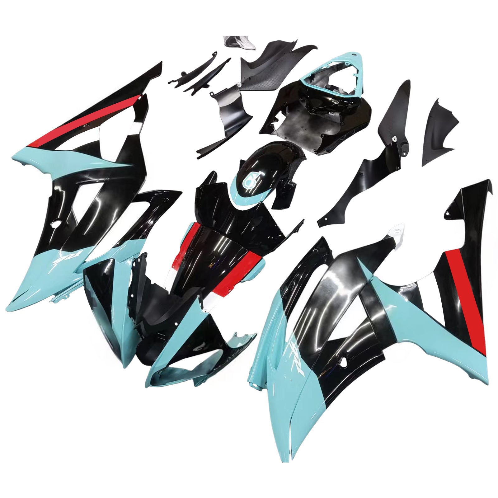 Kit de carénage en plastique ABS pour Yamaha YZF 600 R6 2008-2016