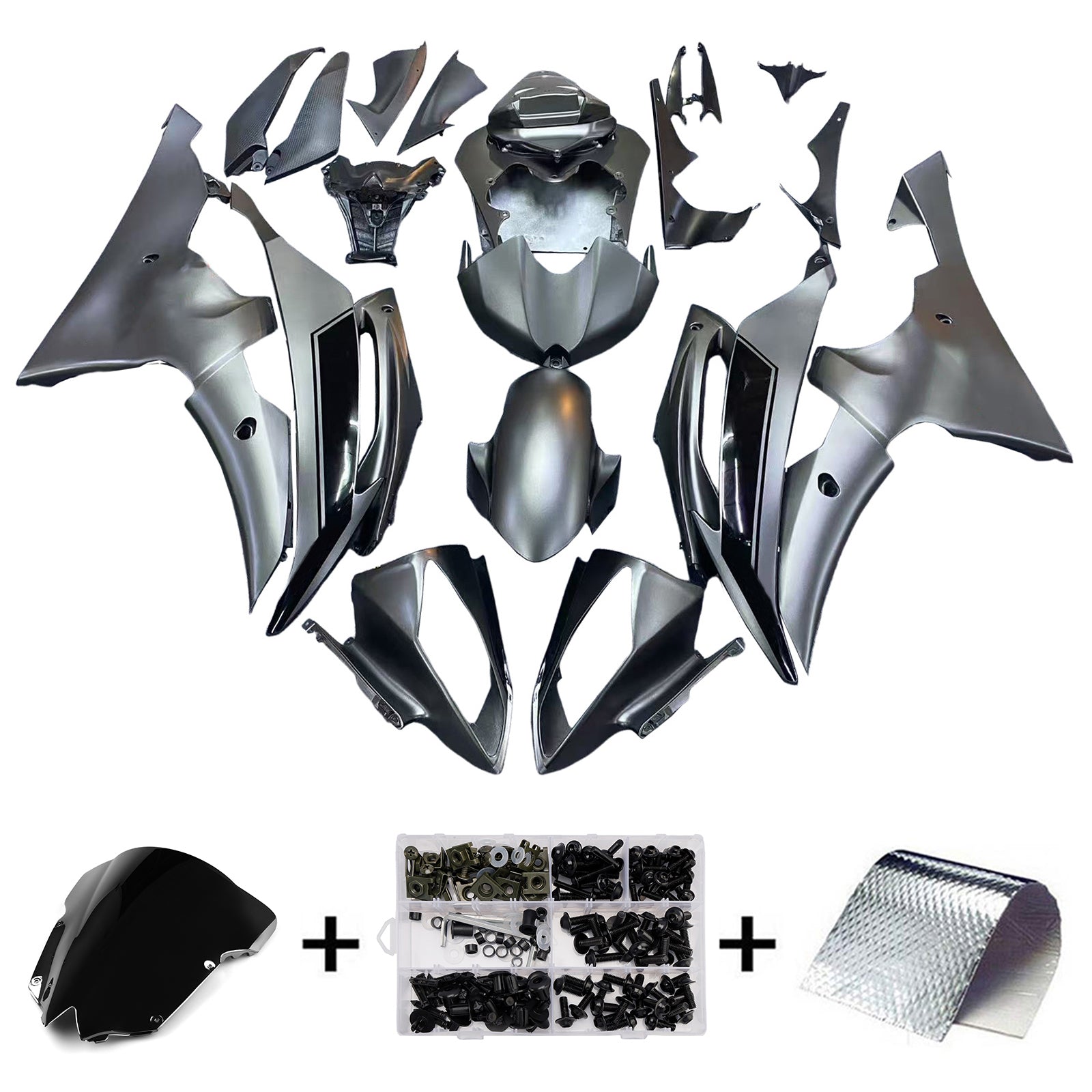 Kit de carénage en plastique ABS pour Yamaha YZF 600 R6 2008-2016