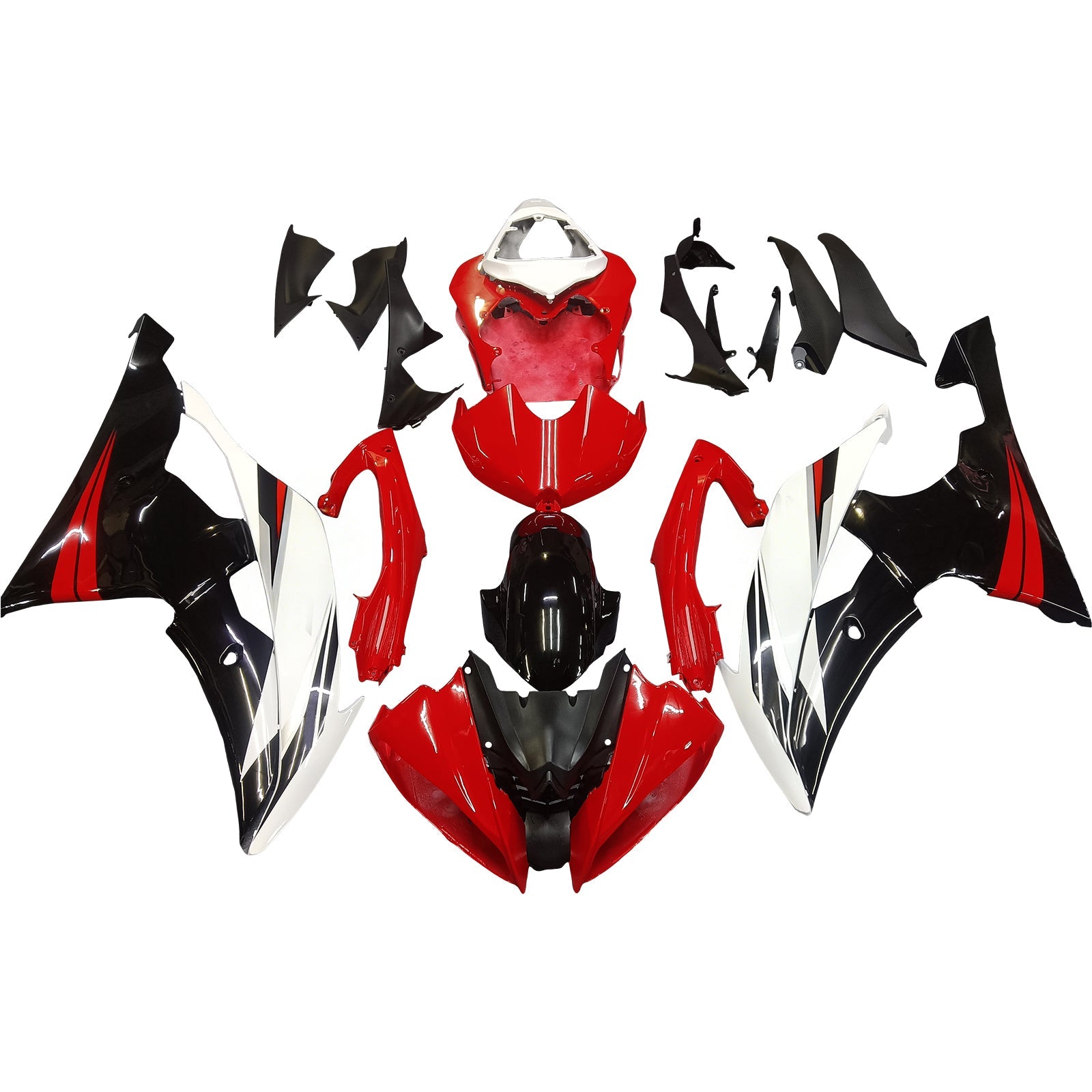 Injection Fairing Kit Bodywork Plastic ABS fit For Yamaha YZF 600 R6 2008-2016