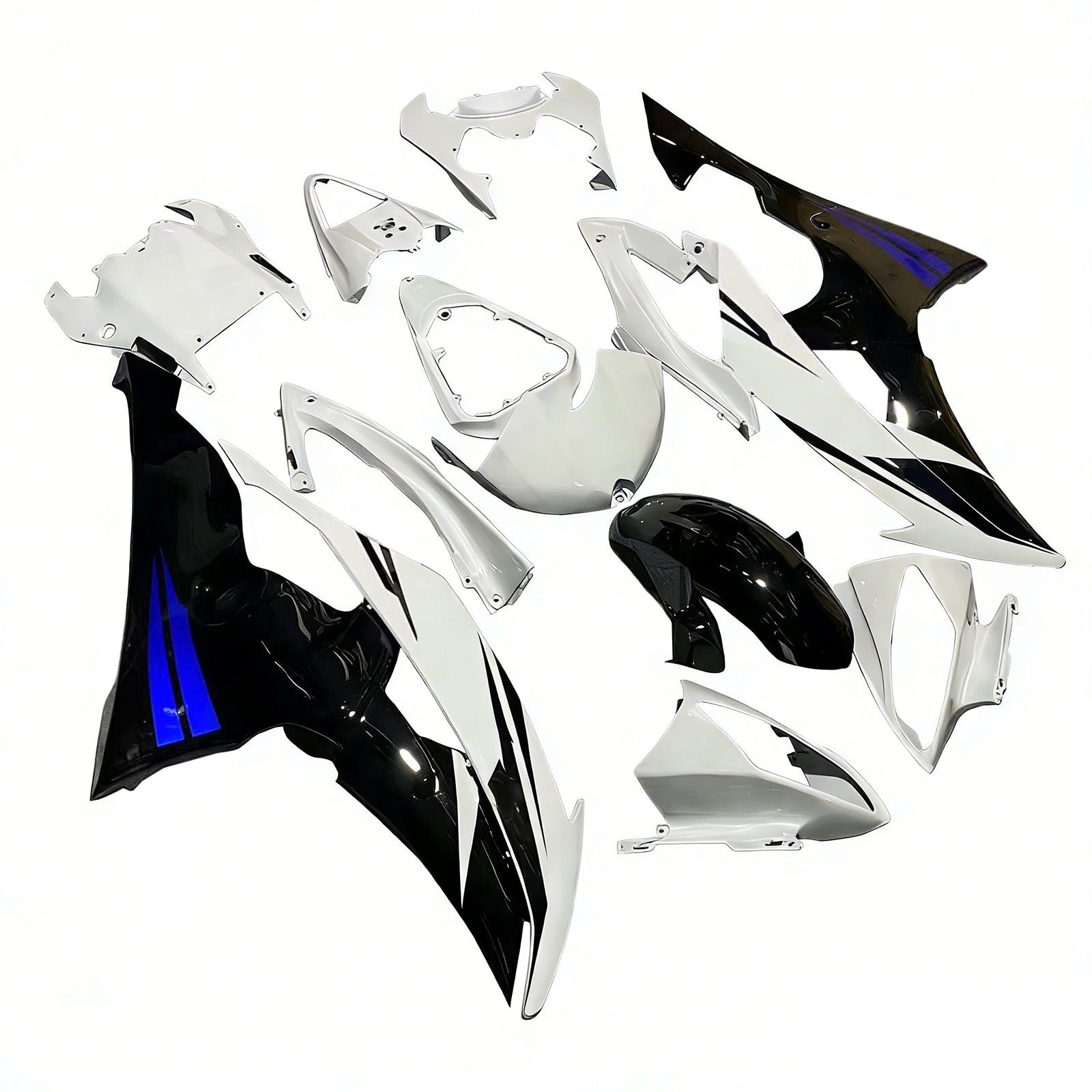 Amotopart Yamaha YZF 600 R6 2008-2016 ABS muovinen korin suojasarja