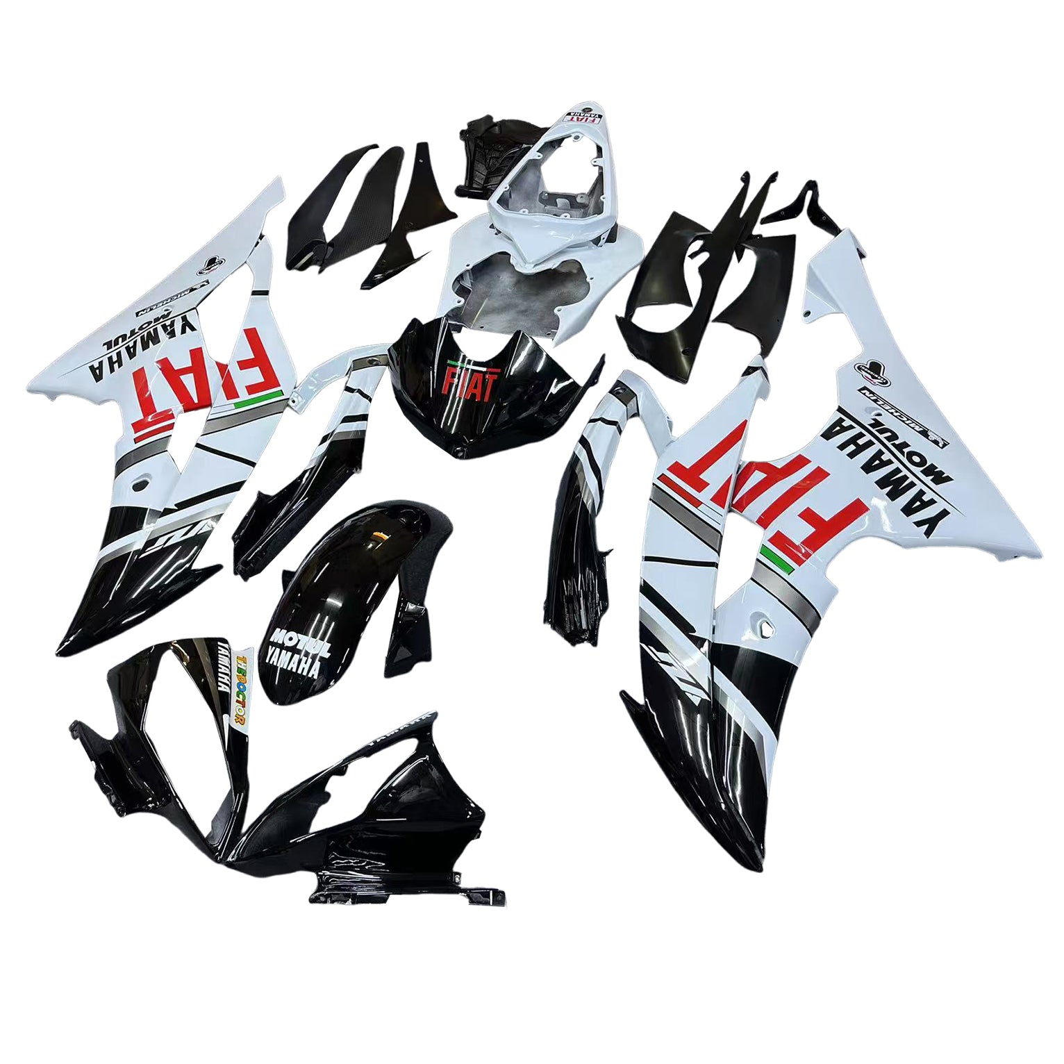 Amotopart Yamaha YZF 600 R6 2008-2016 Kit Carrosserie plastični abs