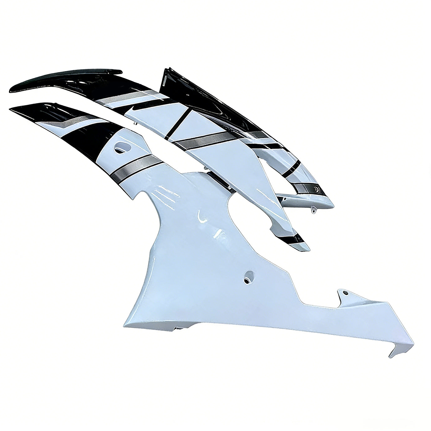 Amotopart Yamaha YZF 600 R6 2008-2016 Kit Carénage Carrosserie Plastique ABS
