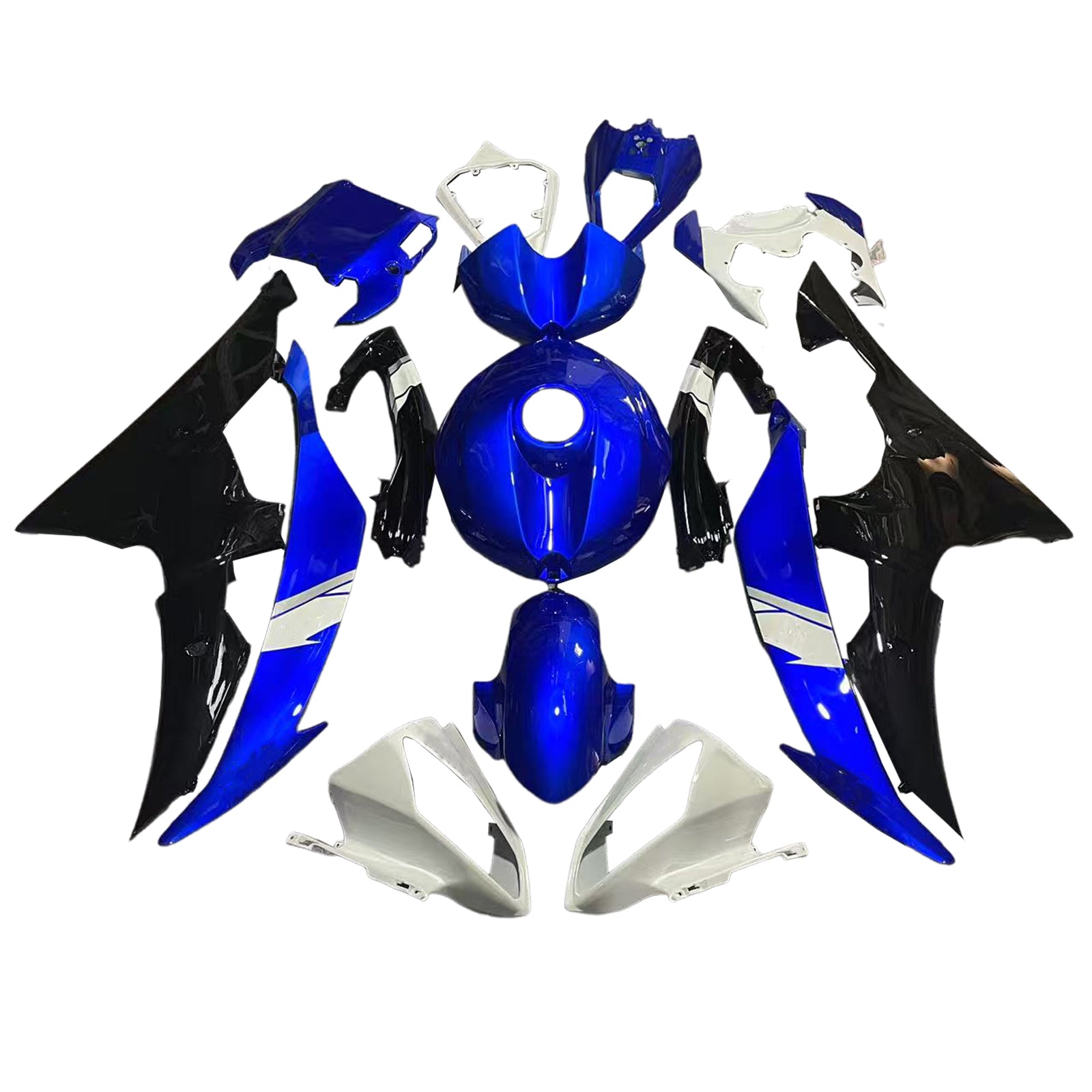 Amotopart Yamaha YZF 600 R6 2008-2016 ABS muovinen korin suojasarja