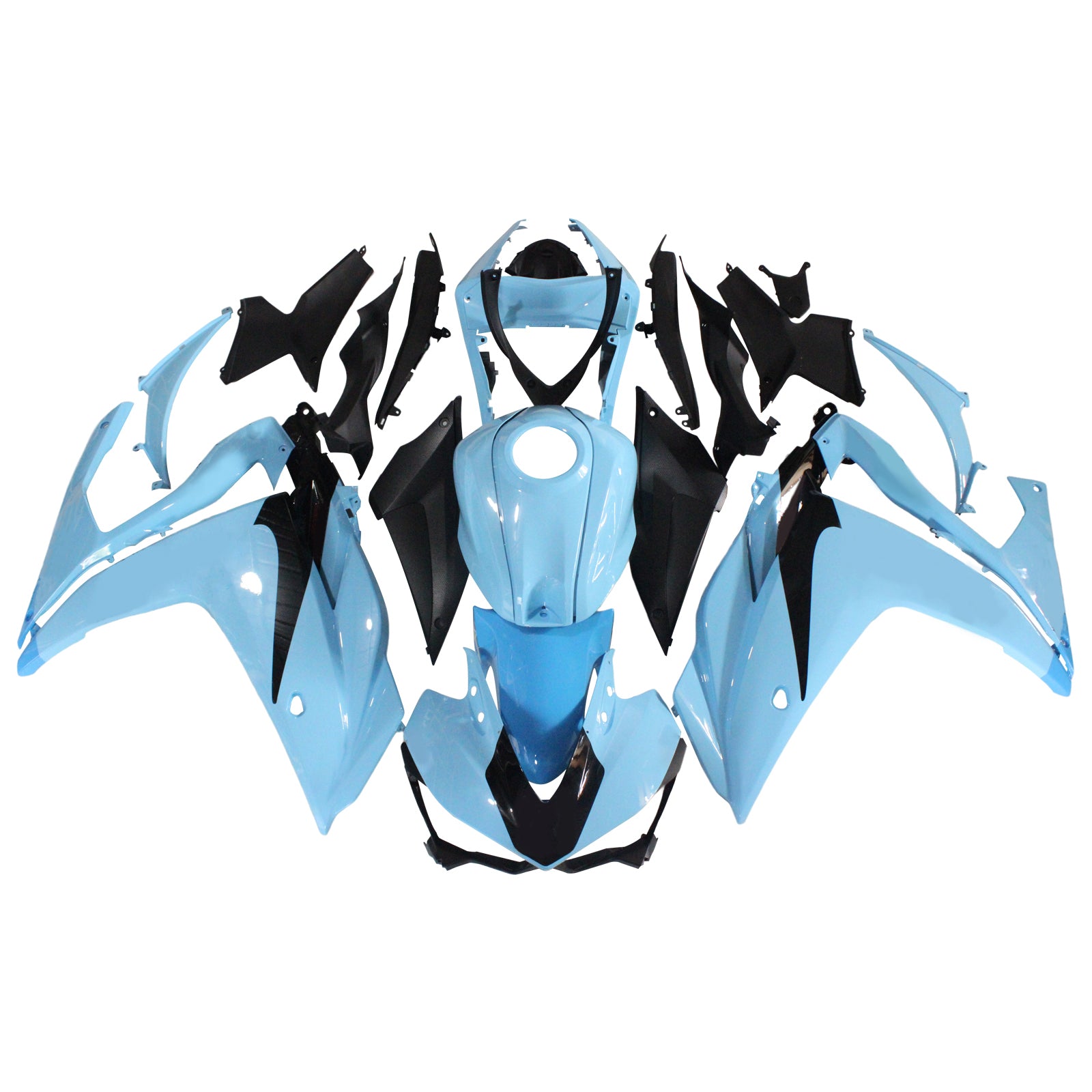 Amotopart Sealing Kit za Yamaha YZF-R3 2014-2018 R25 2015-2017 Generic