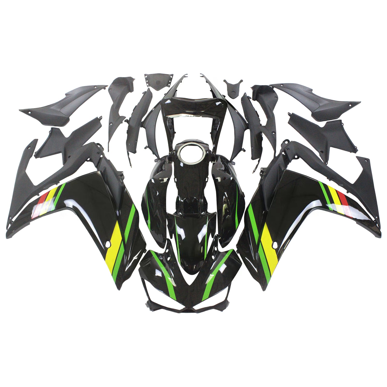 Kit de carénage Amotopart pour Yamaha YZF-R3 2014-2018 R25 2015-2017 générique