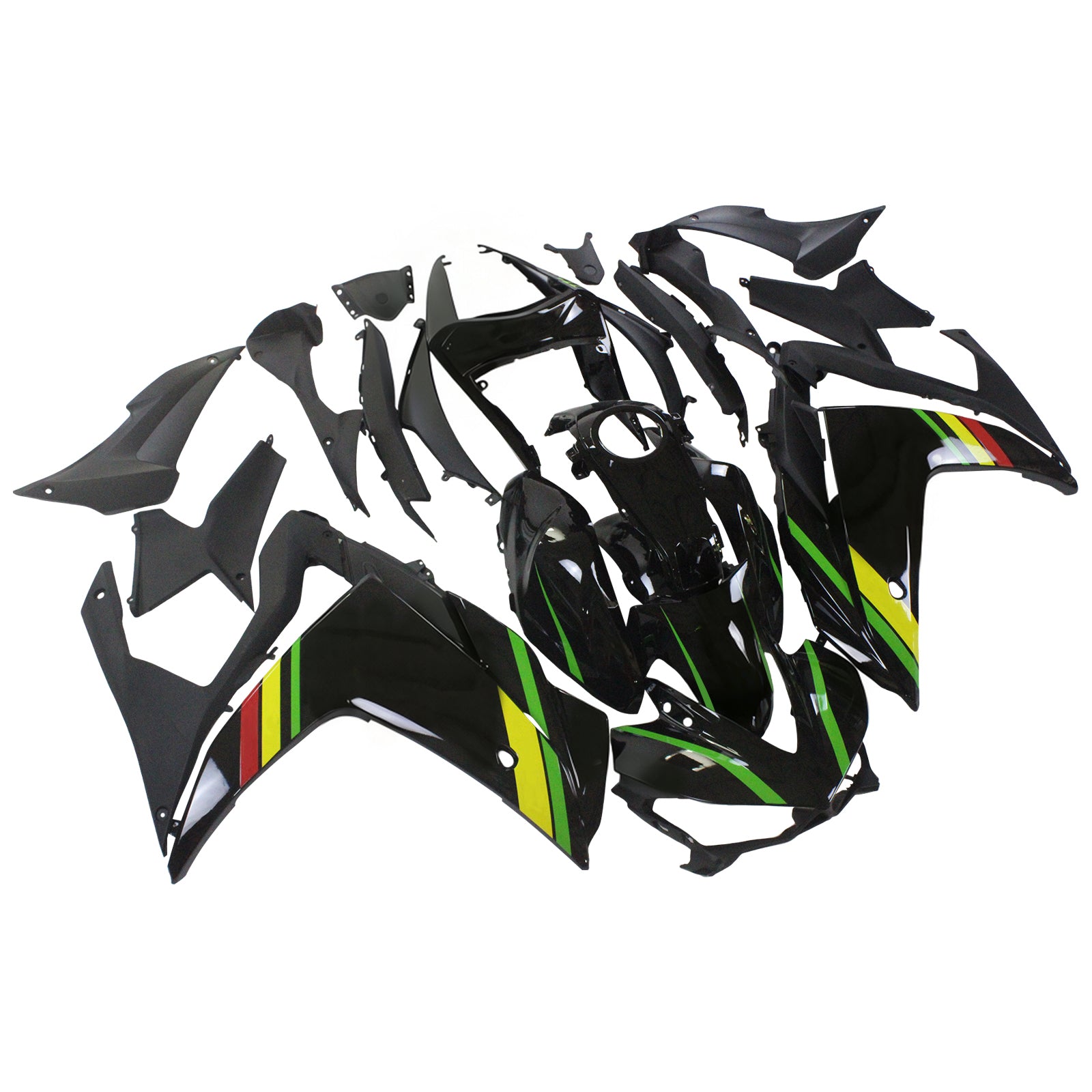 Kit de carénage Amotopart pour Yamaha YZF-R3 2014-2018 R25 2015-2017 générique