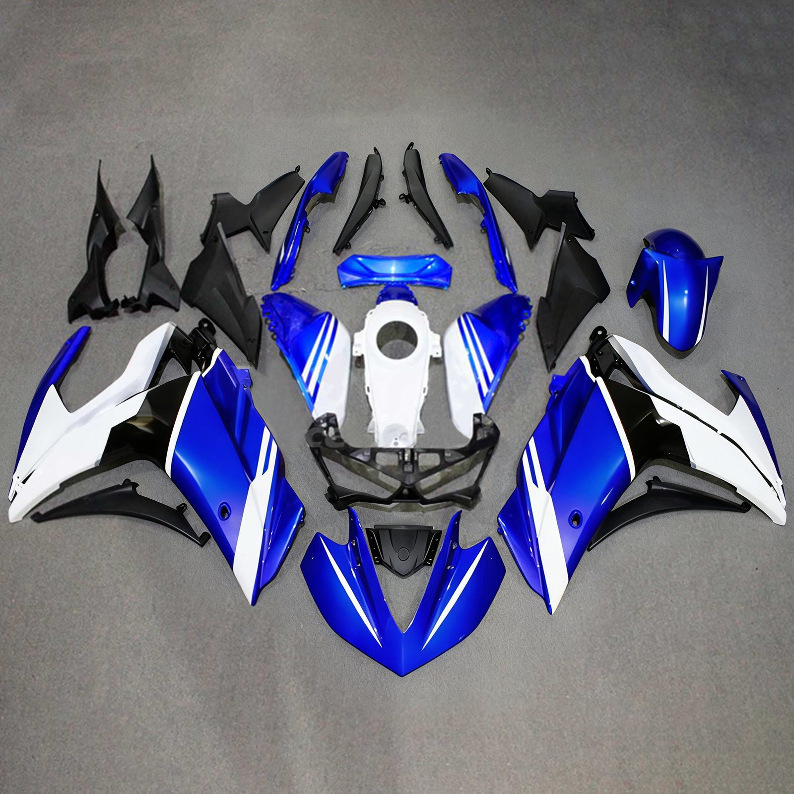 Amotopart Kuipset voor Yamaha YZF-R3 2014-2018 R25 2015-2017 Generiek