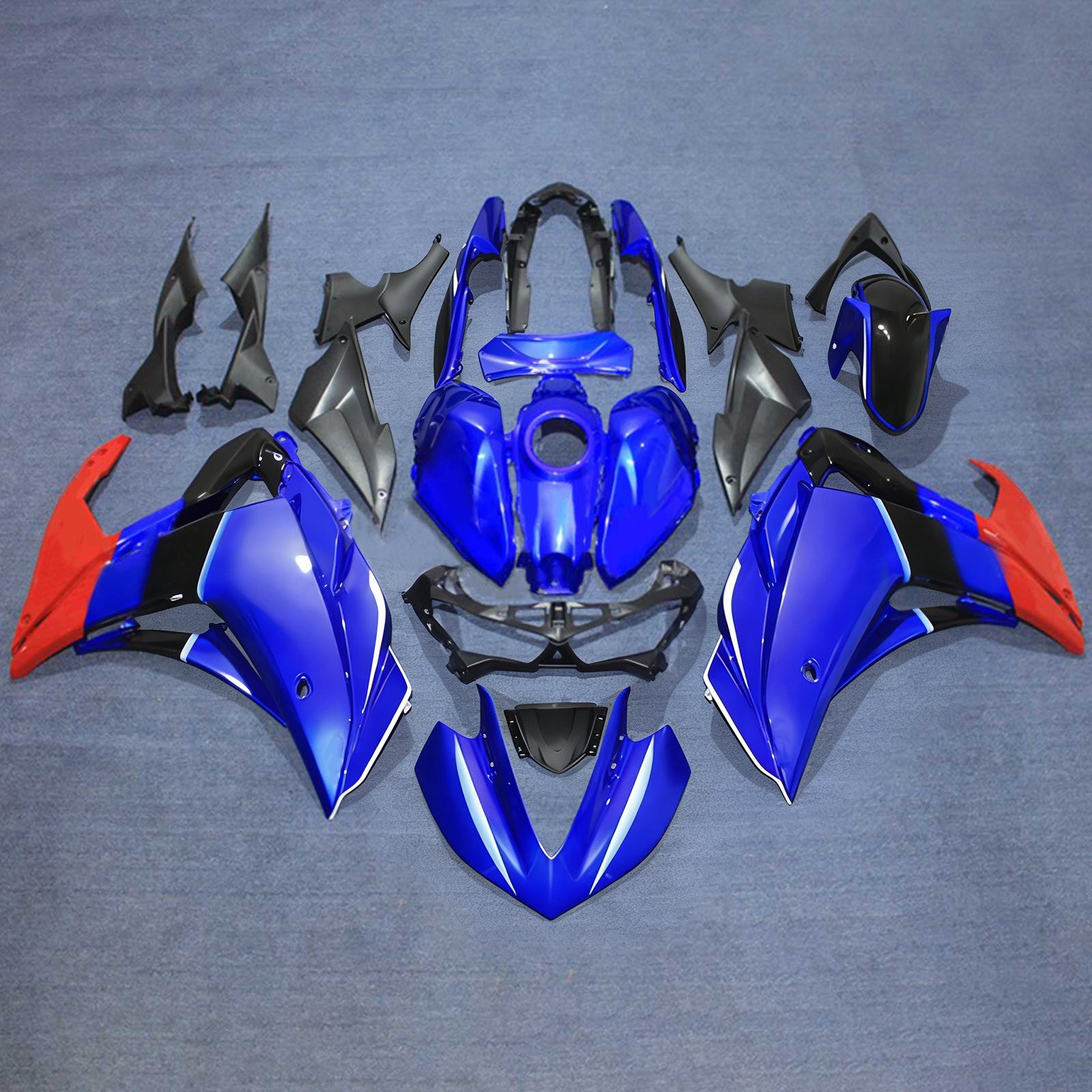 Kit de carenado Amotopart para Yamaha YZF-R3 2014-2018 R25 2015-2017 Genérico