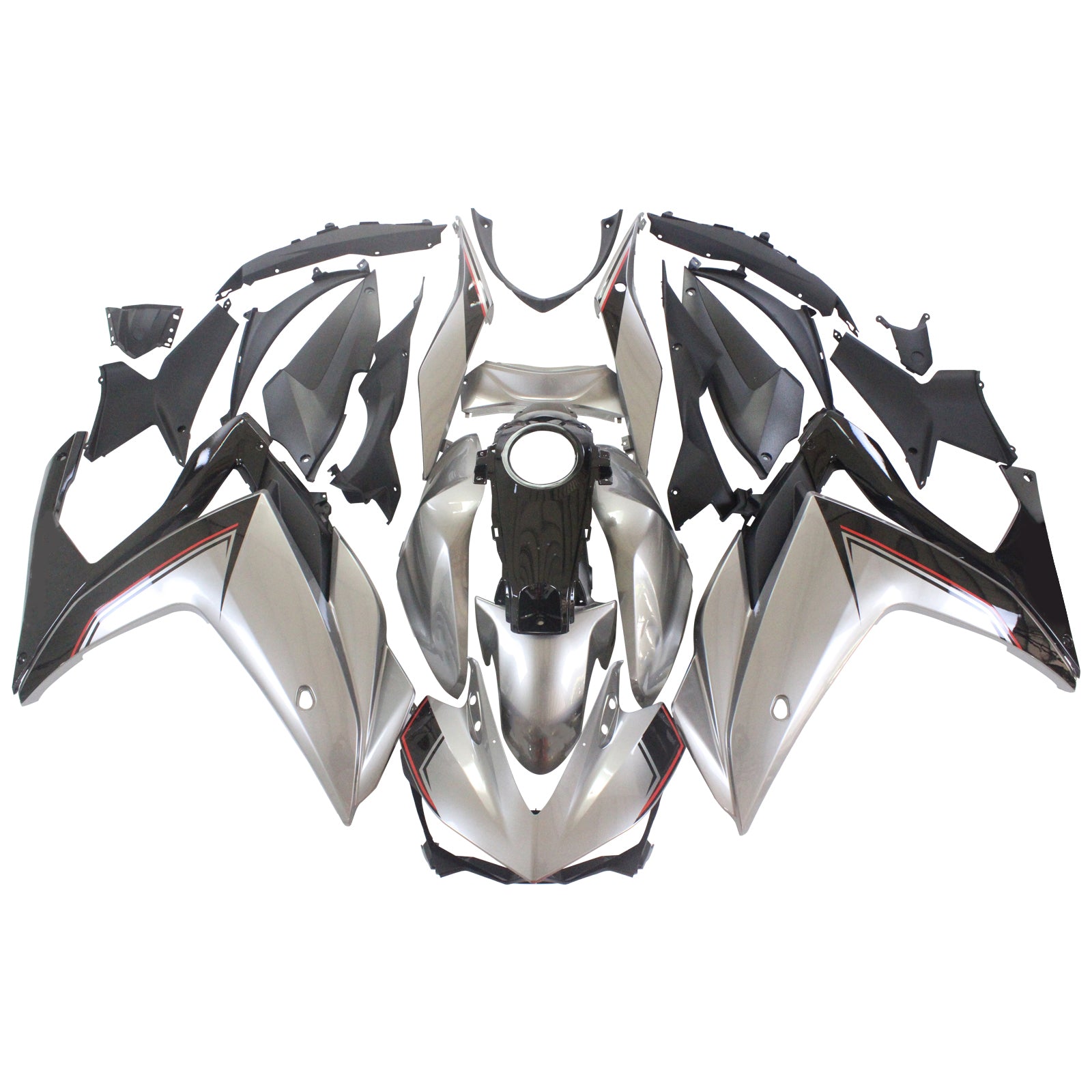 Amotopart Sealing Kit za Yamaha YZF-R3 2014-2018 R25 2015-2017 Generic