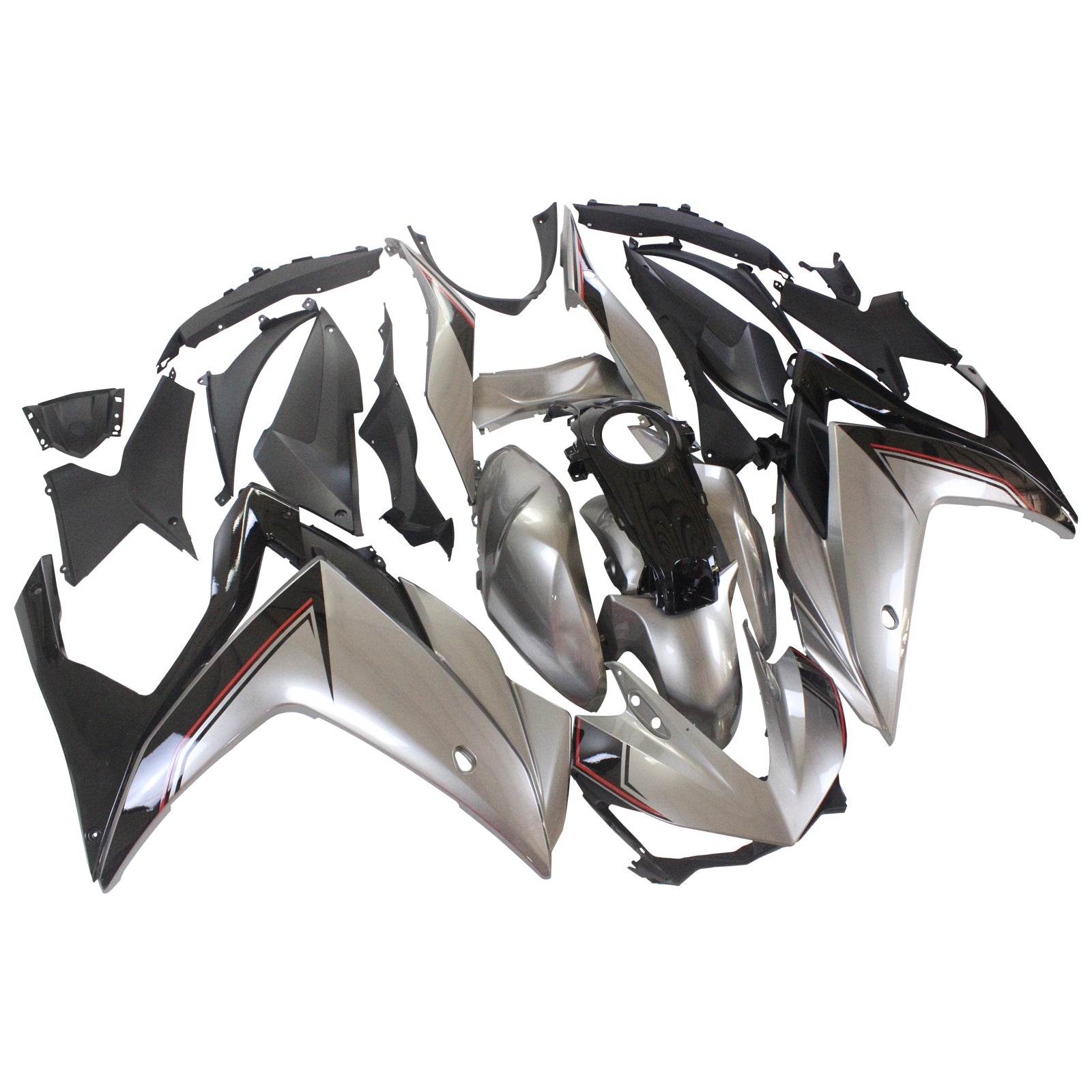 Amotopart Sealing Kit za Yamaha YZF-R3 2014-2018 R25 2015-2017 Generic