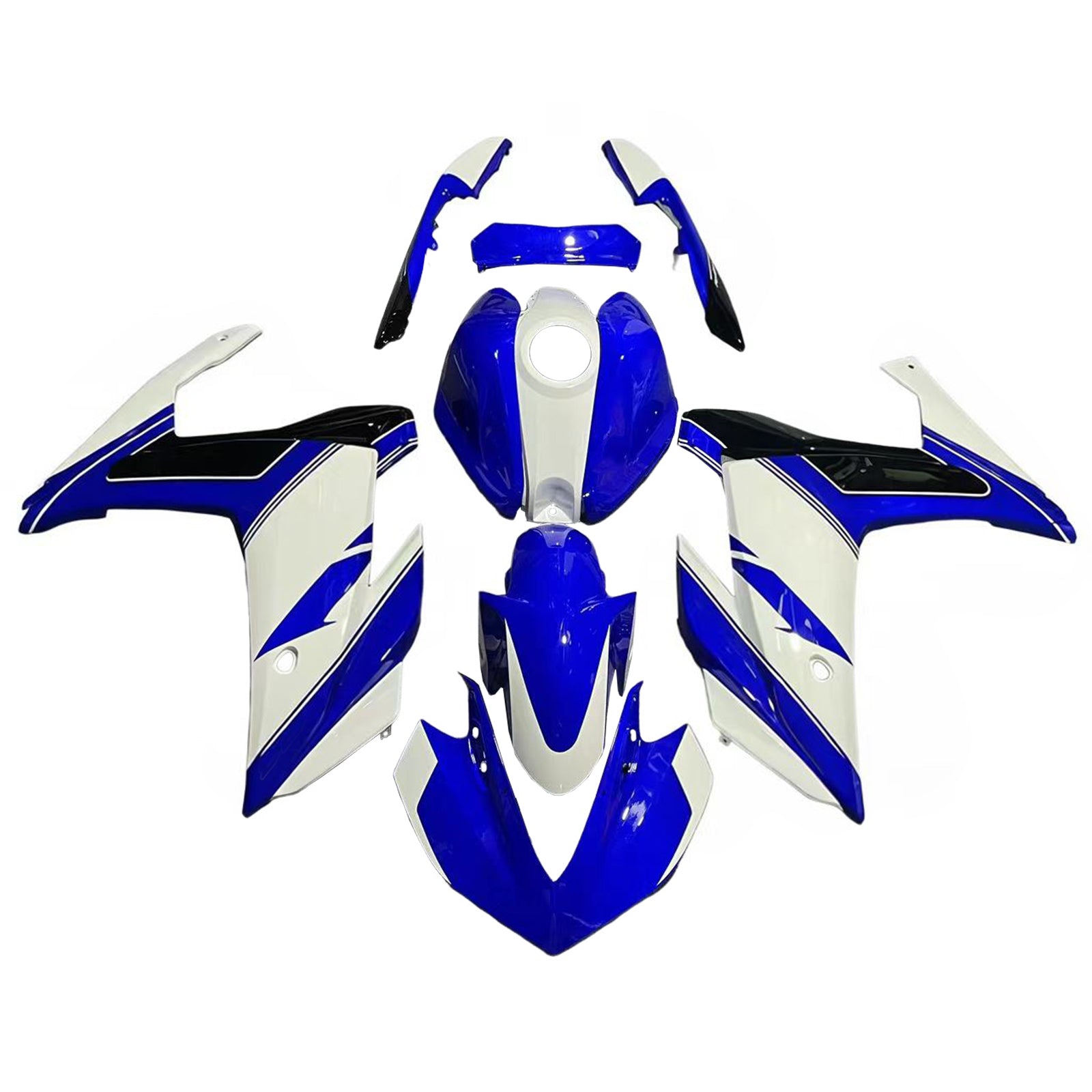 Kit de carénage Amotopart pour Yamaha YZF-R3 2014-2018 R25 2015-2017 générique