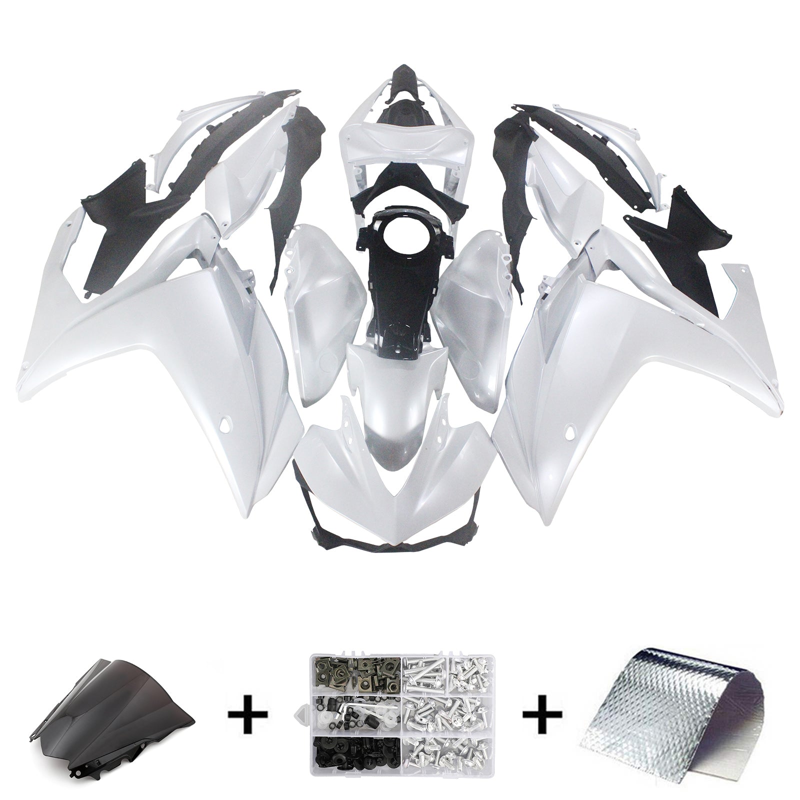 Amotopart Yamaha YZF-R3 2014-2018 R25 2015-2017 Kit Carrosserie Abs.