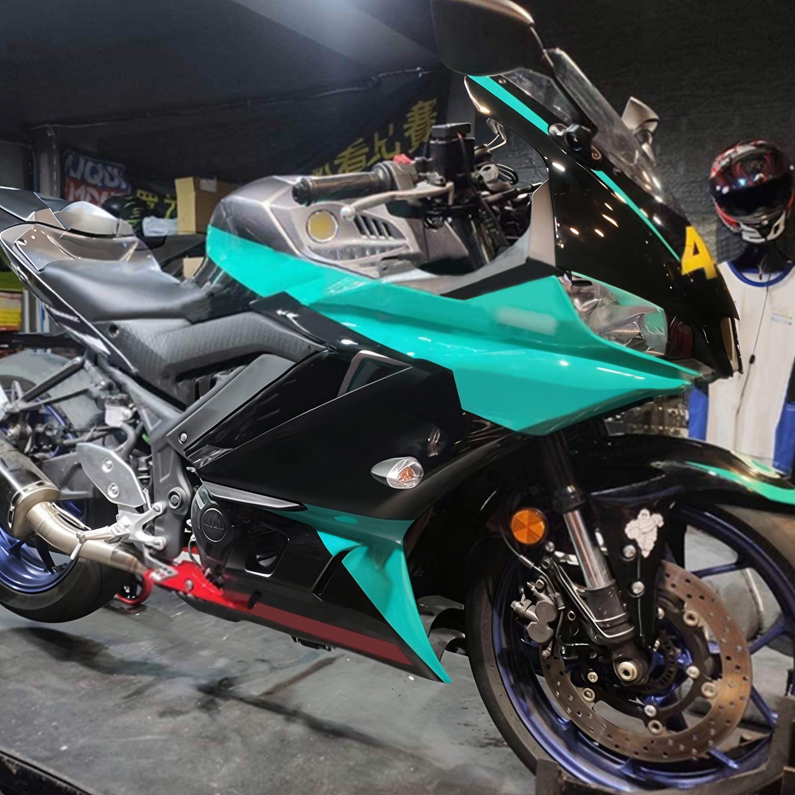 Zestaw owiewek Amotopart do Yamaha YZF-R3 R25 2019-2021 Generic