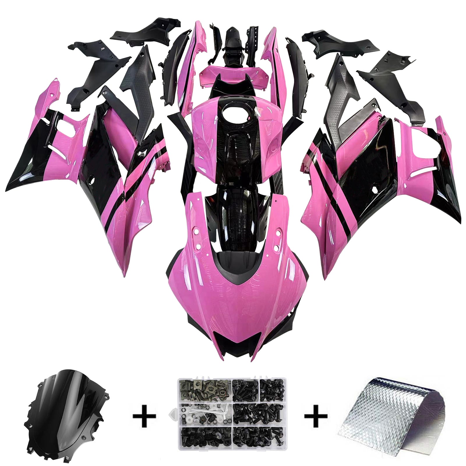 Kit carena Amotopart per Yamaha YZF-R3 R25 2019-2021 Generico