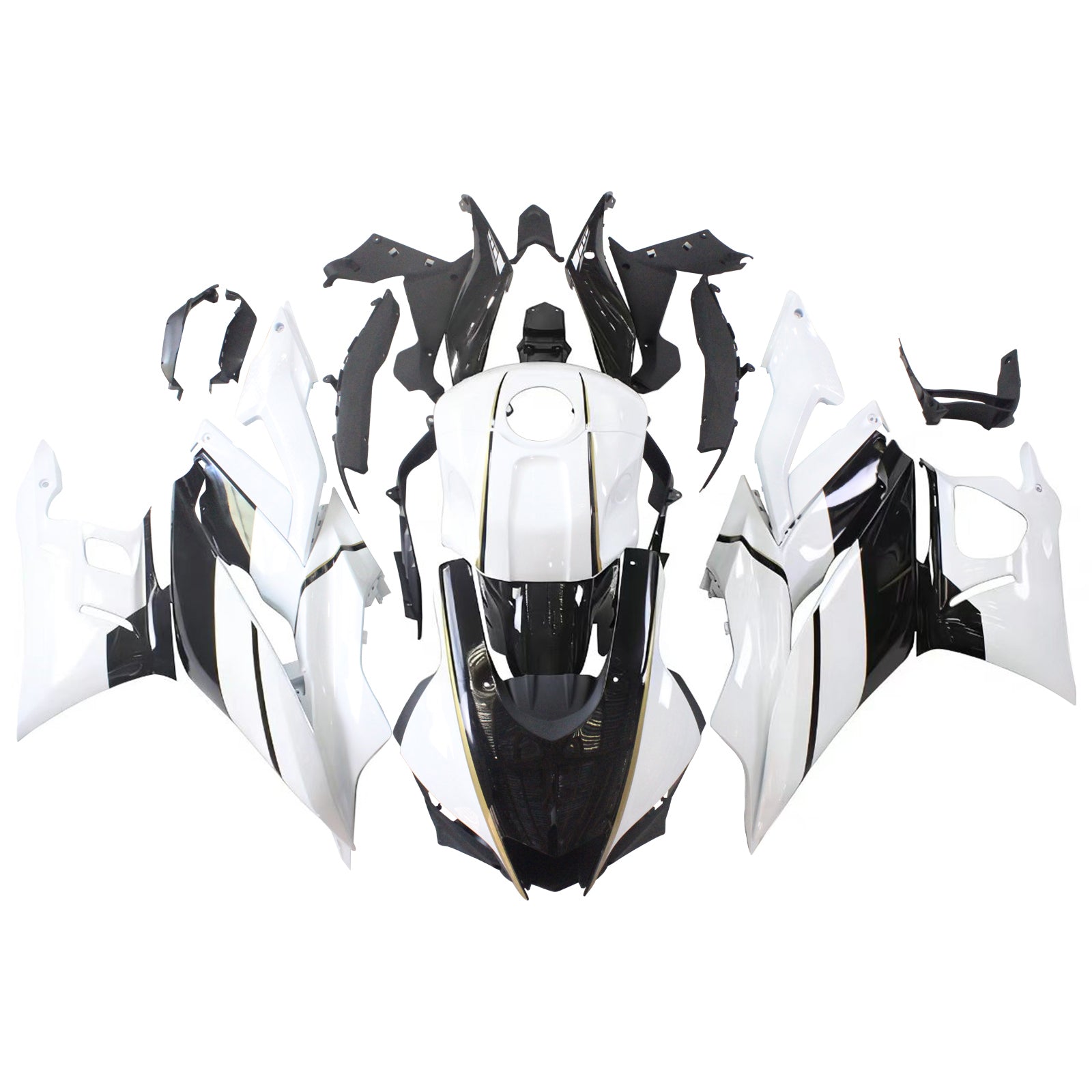 Kit de carénage Amotopart pour Yamaha YZF-R3 R25 2019-2021 générique