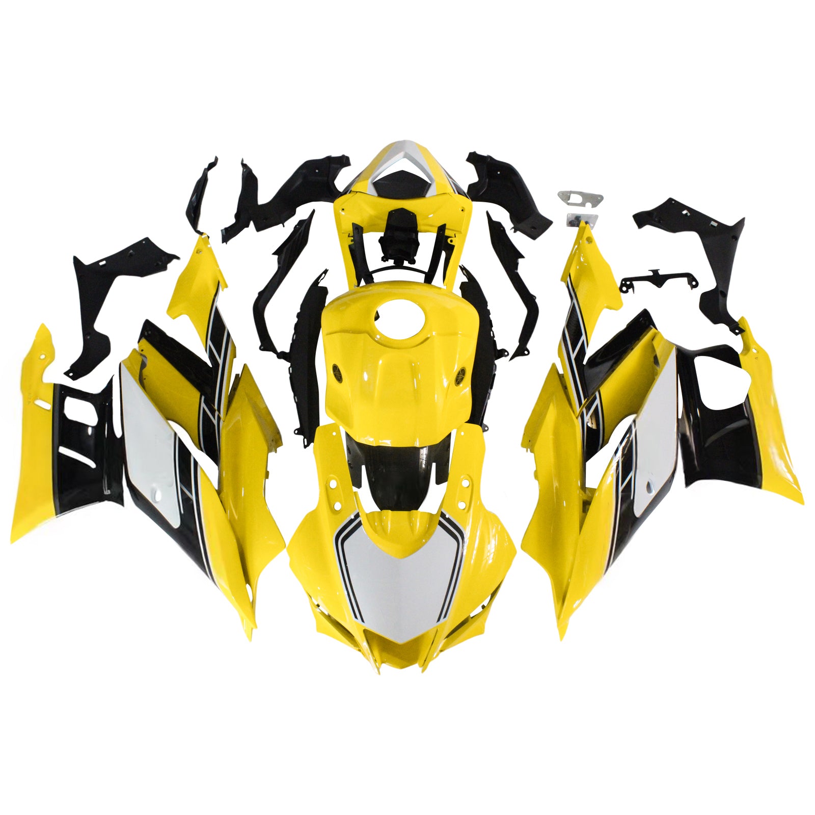 Kit de carénage Amotopart pour Yamaha YZF-R3 R25 2019-2021 générique