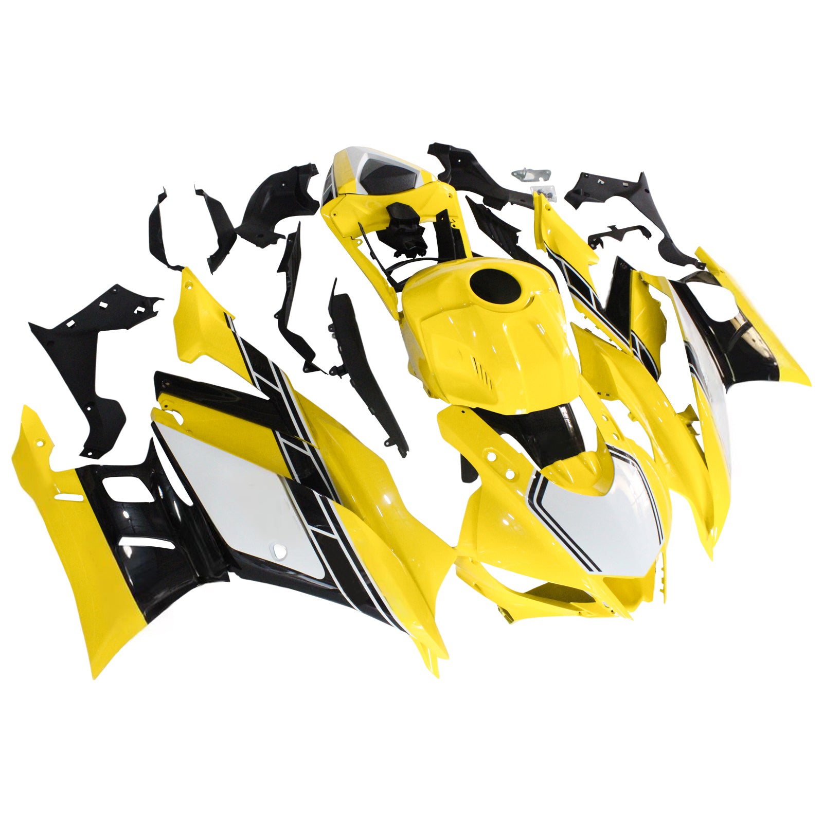 Kit de carénage Amotopart pour Yamaha YZF-R3 R25 2019-2021 générique