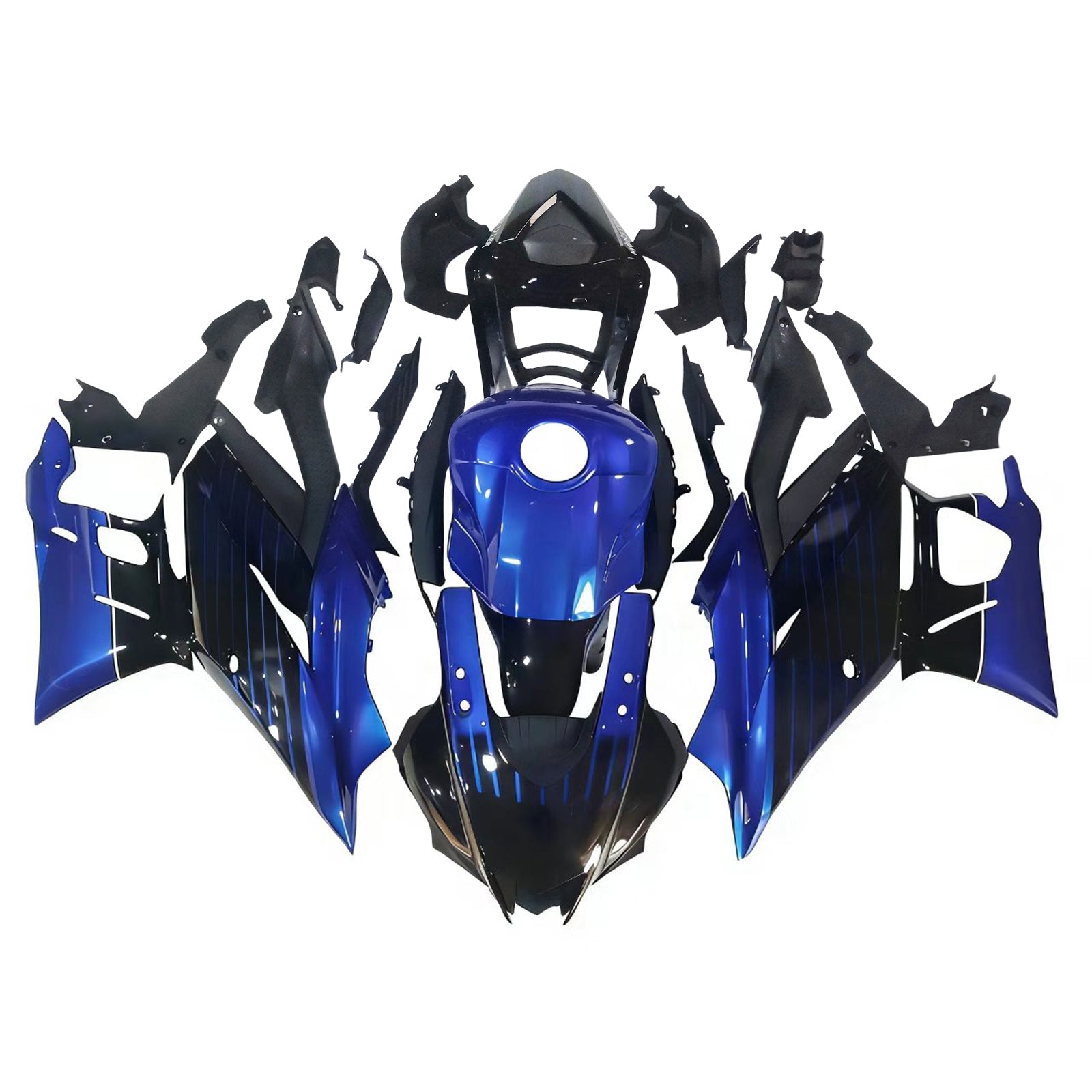 Kit de carénage 'injection carrosserie plastique ABS pour Yamaha YZF-R3 R25 2019-2021 générique