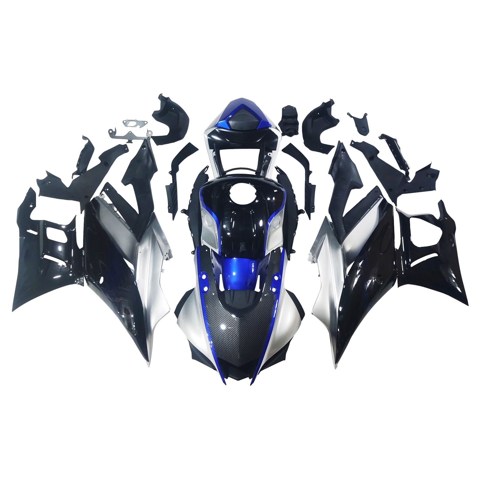 Amotopart Yamaha YZF-R3 R25 2019-2021 ABS muovinen korin suojasarja