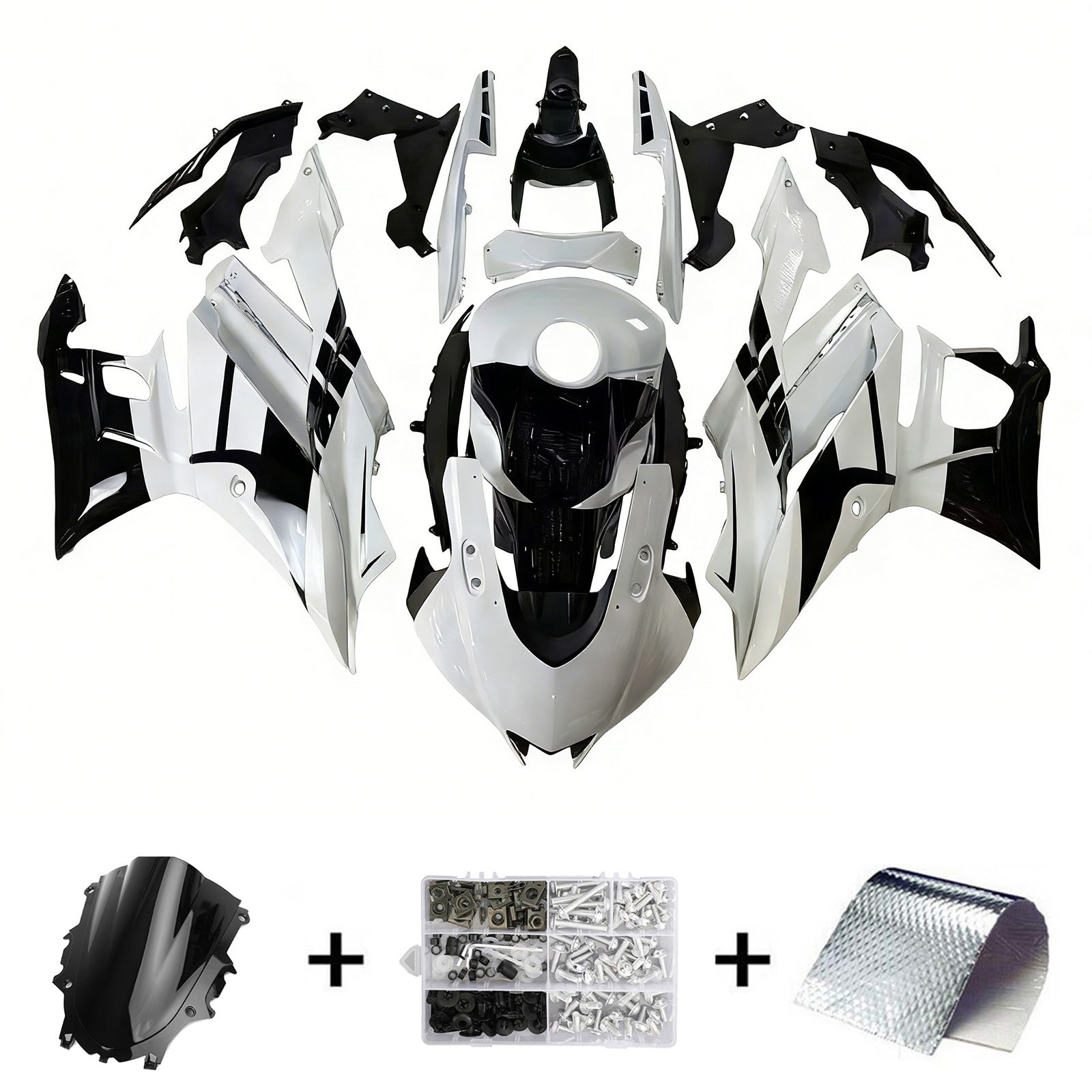 Kit de carénage d'injection Yamaha YZF-R3 R25 2019-2021, carrosserie en plastique ABS