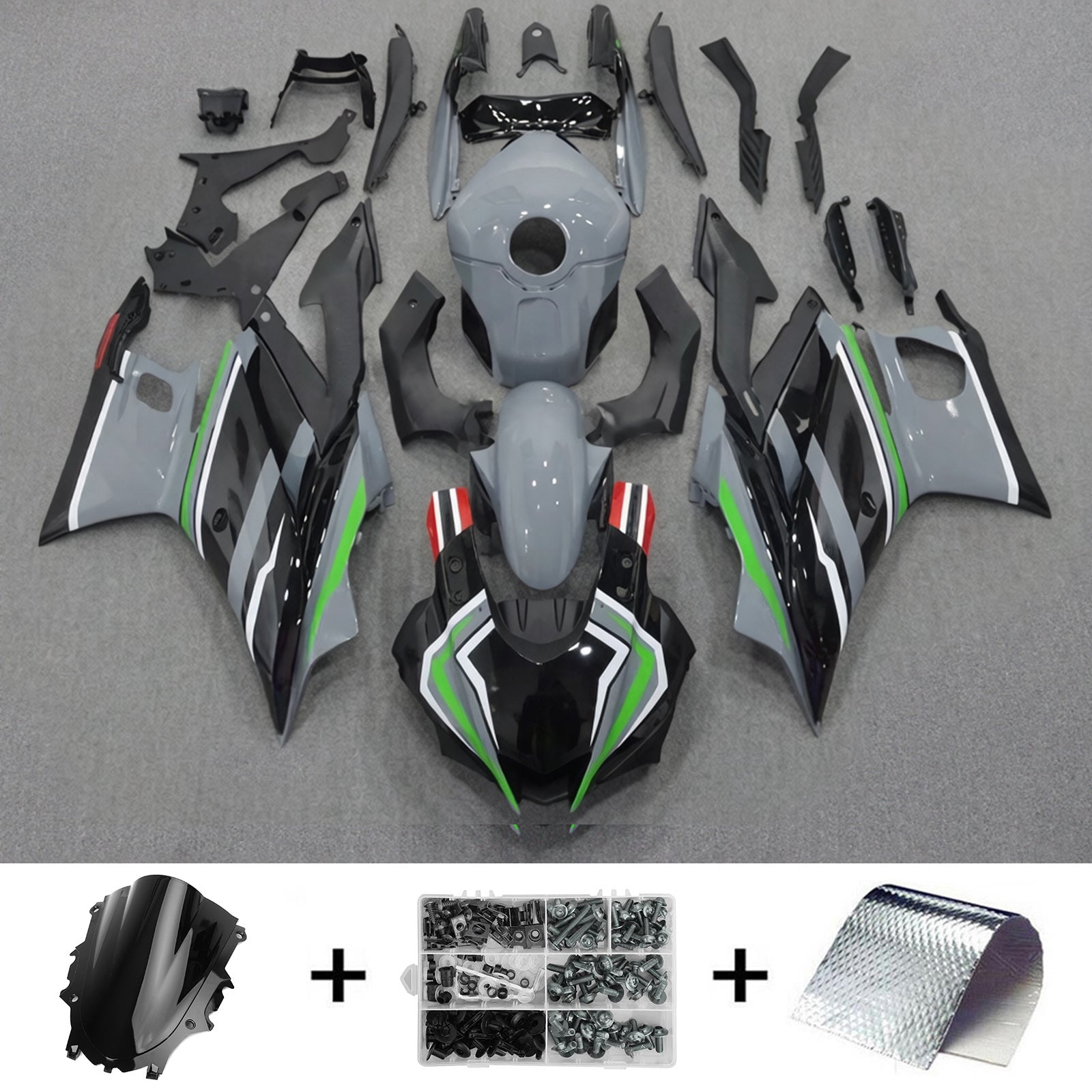Kit de carénage d'injection Yamaha YZF-R3 R25 2019-2021, carrosserie en plastique ABS