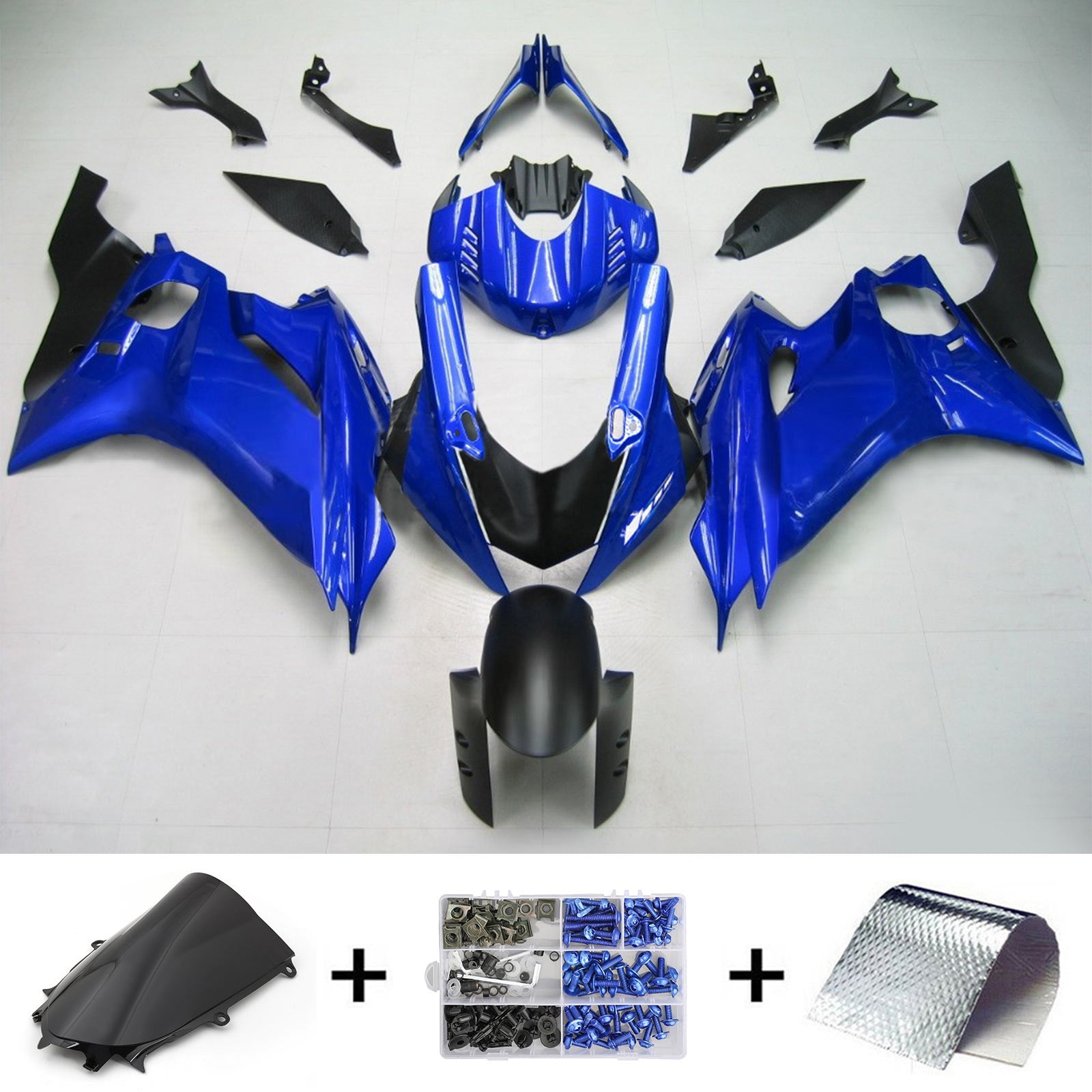 Kit de carénage Amotopart pour Yamaha YZF 600 R6 2017-2020 générique