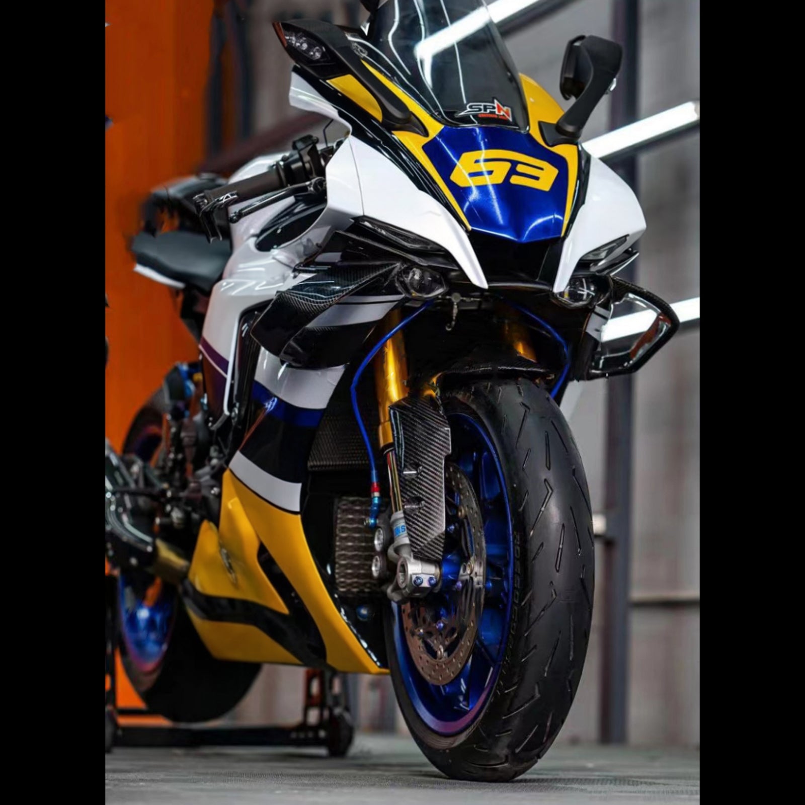 Amotopart Yamaha YZF-R6 2017-2022 Kit CarroSerie Plástico ABS