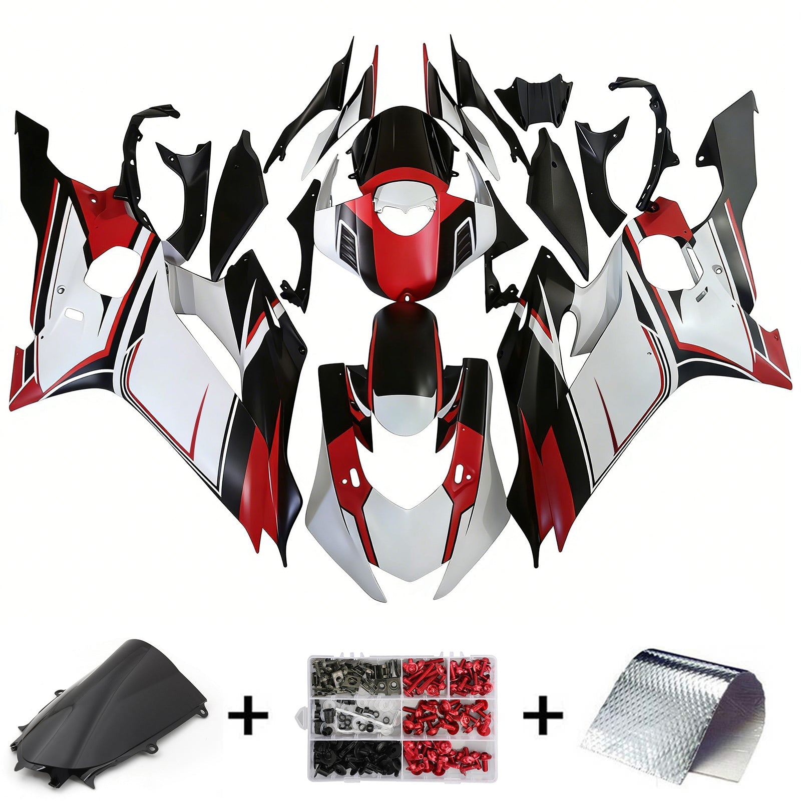 Amotopart Yamaha YZF-R6 2017-2022 Kit Carrosserie plastični abs