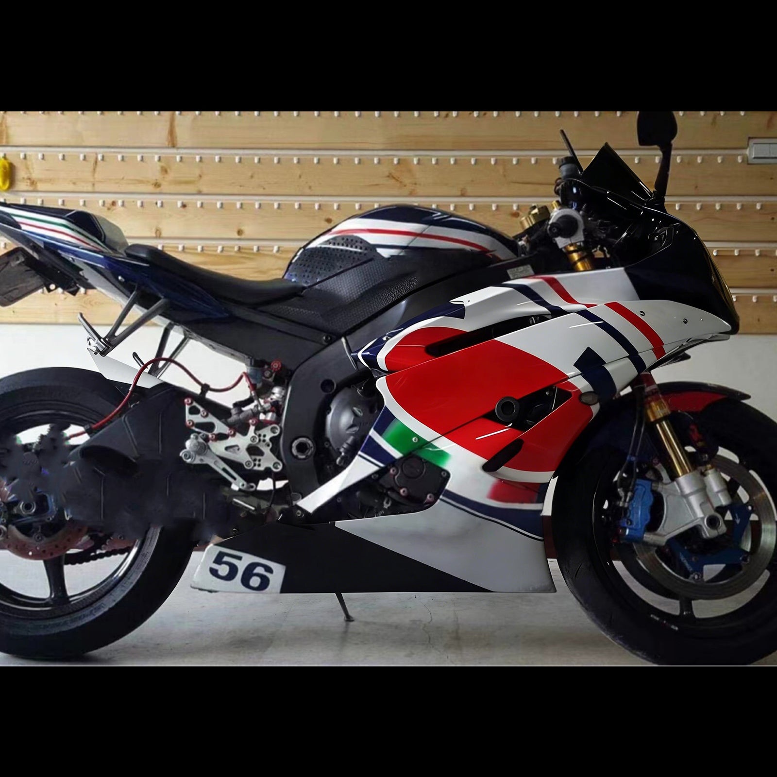 Amotopart Yamaha YZF-R6 2017-2022 Kit Carénage Carrosserie Plastique ABS