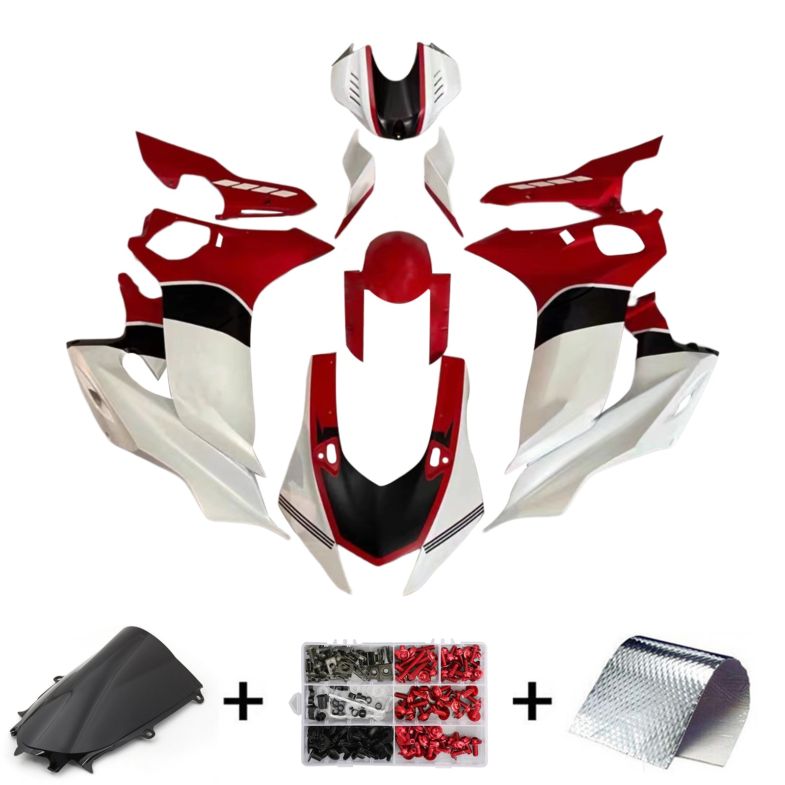 Amotopart Yamaha YZF-R6 2017-2022 ABS kunststof carrosseriekuipset