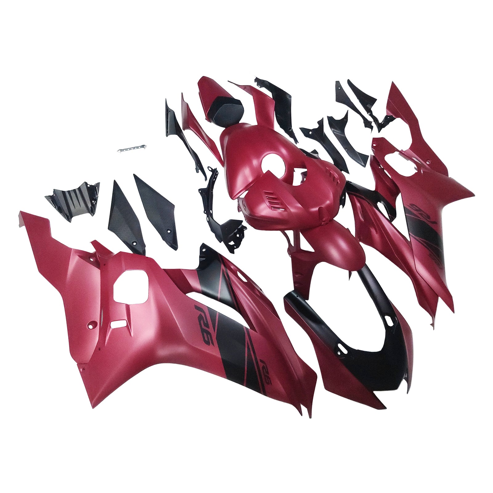 Amotopart Yamaha YZF-R6 2017-2022 ABS kunststof carrosseriekuipset