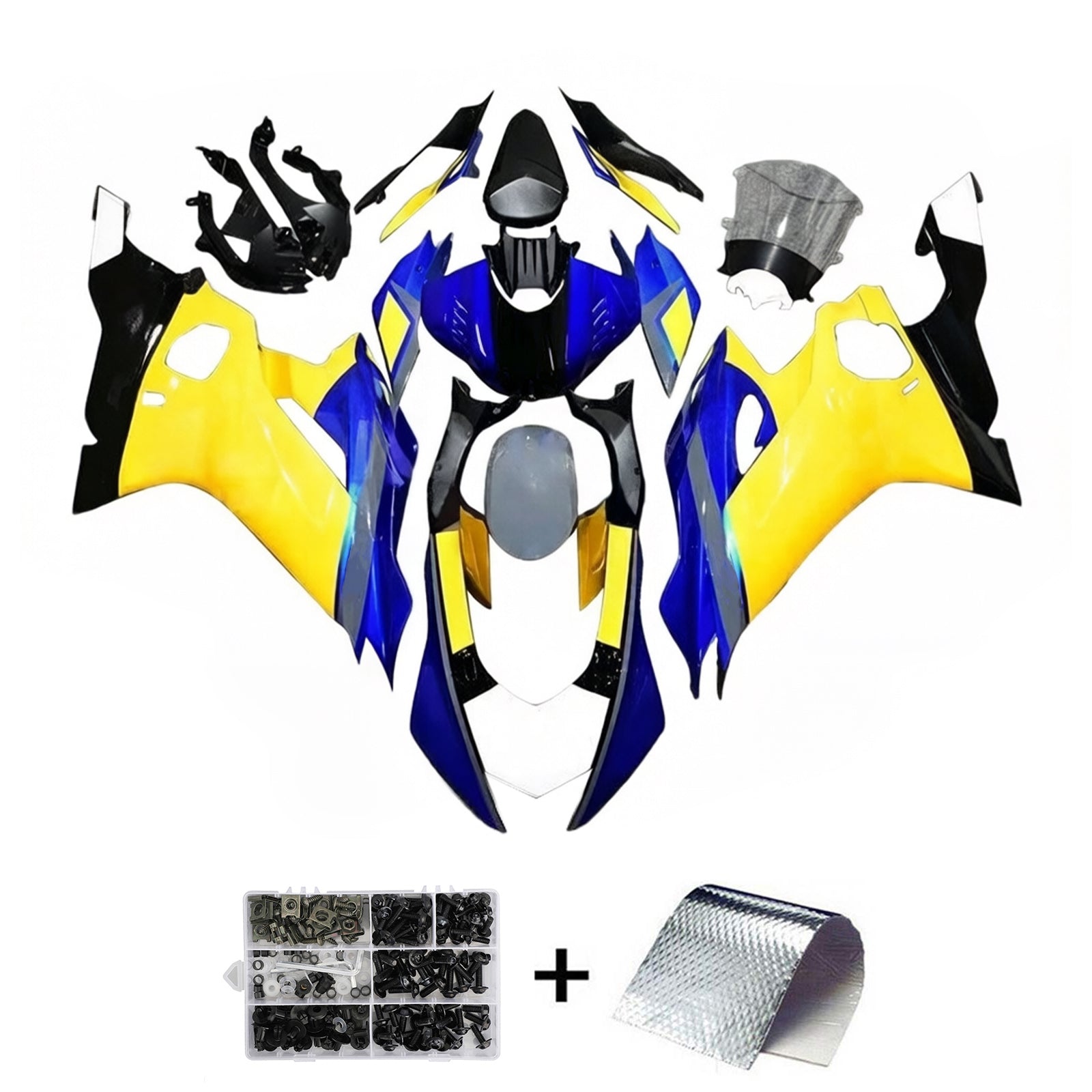 Kit de carénage d'injection Yamaha YZF-R6 2017-2023 carrosserie plastique ABS