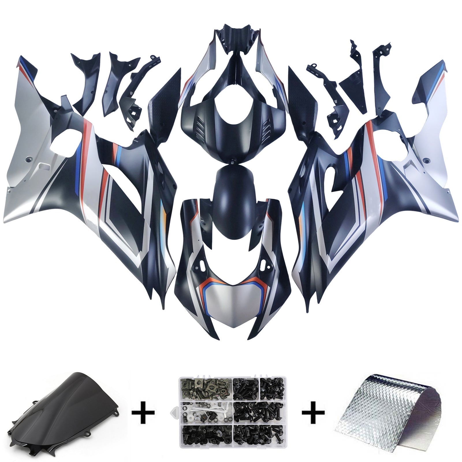 Kit de carénage d'injection Yamaha YZF-R6 2017-2023 carrosserie plastique ABS