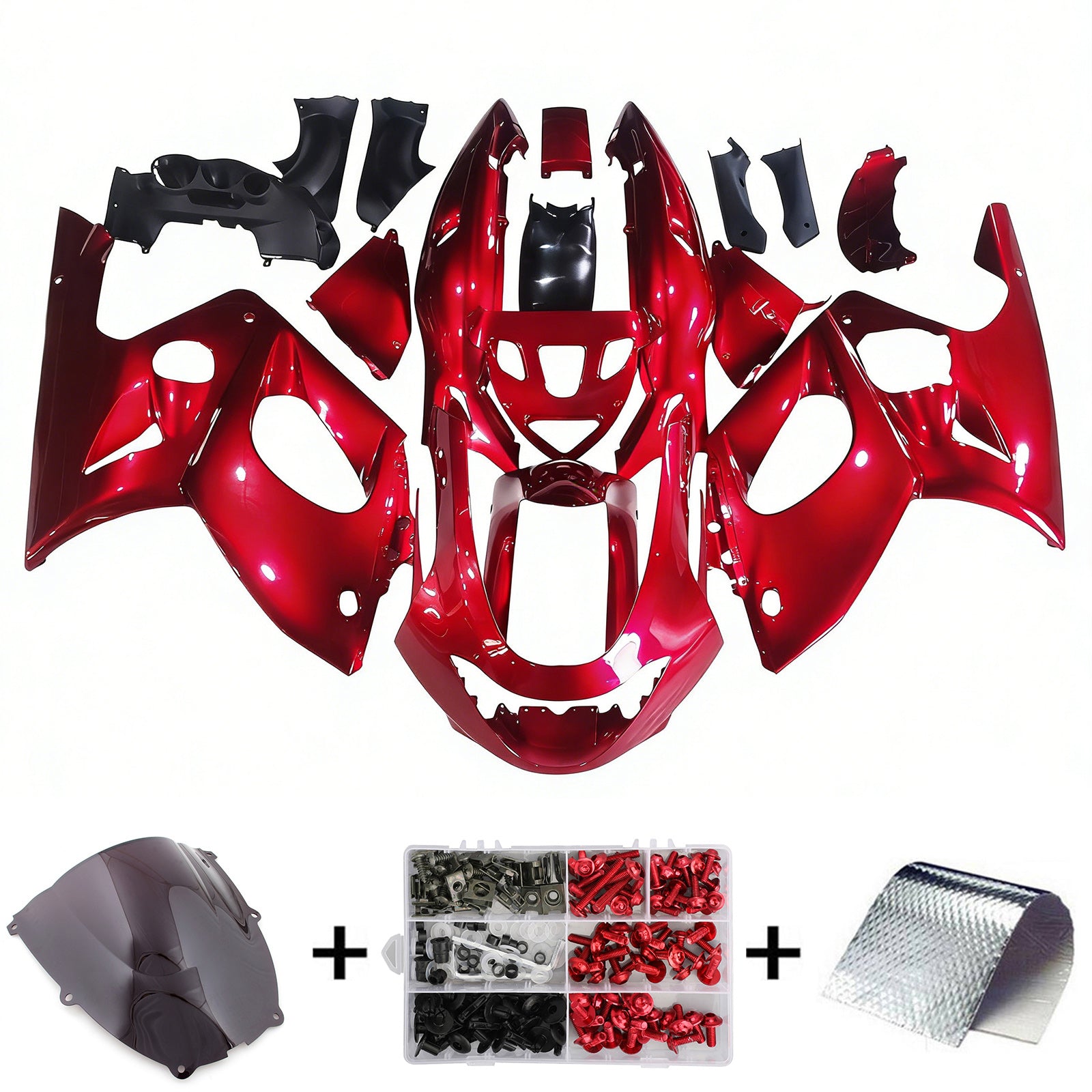 Kit de carénage Amotopart pour Yamaha YZF 600R Thundercat 1996-2007 générique