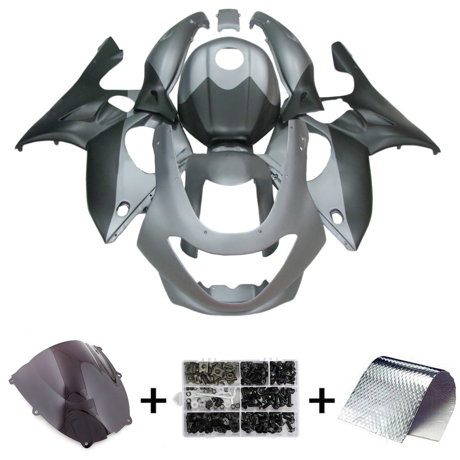1996-2007 Yamaha YZF 600R Thundercat Kit de carénage d'injection carrosserie plastique ABS