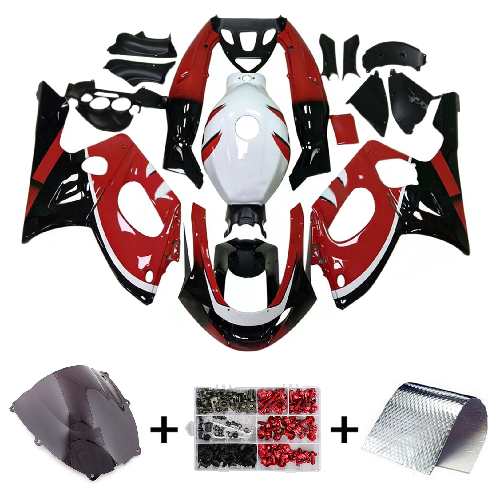 1996-2007 Yamaha YZF 600R Thundercat Kit de carénage d'injection carrosserie plastique ABS